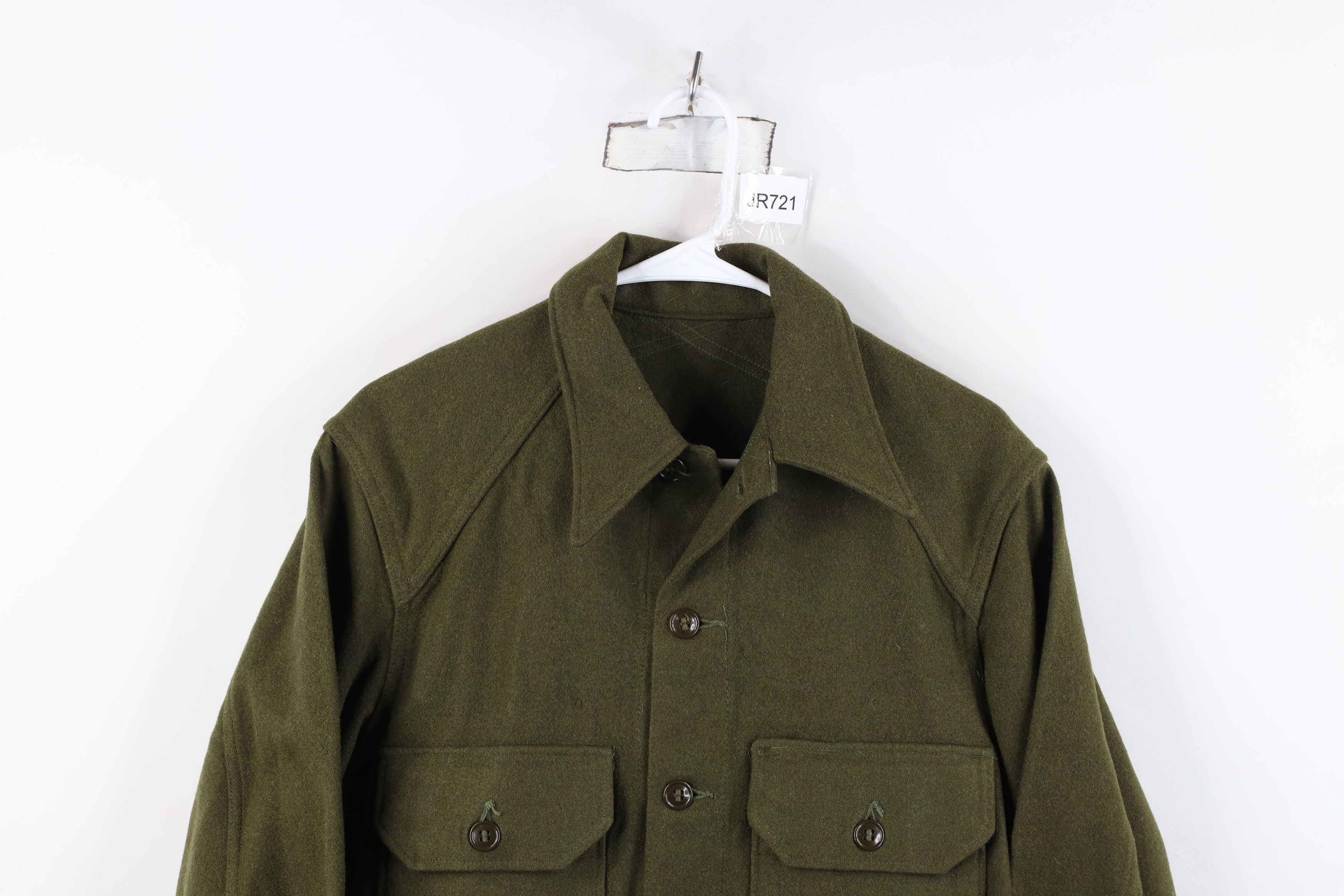 Vintage Vintage 50s Korean War Field Shirt Jacket Green USA Size US M / EU 48-50 / 2 - 2 Thumbnail