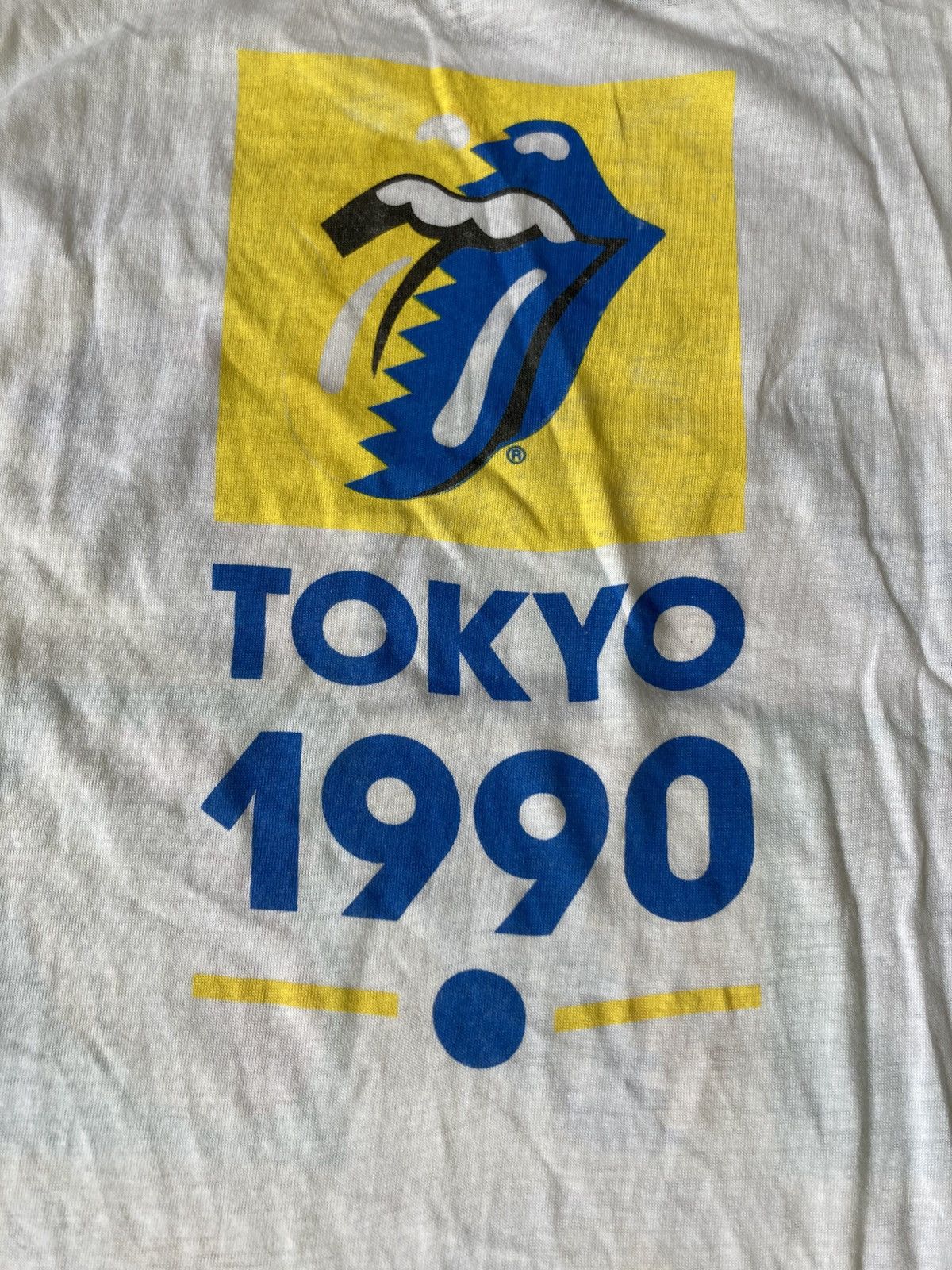 Vintage Vintage 90s Band The Rolling Stones Japan Tour T shirt Size US M / EU 48-50 / 2 - 12 Thumbnail