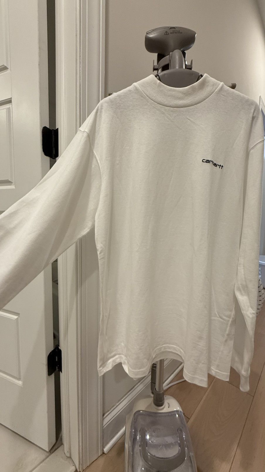 Carhartt Wip Carhartt WIP long sleeve white T-shirt Size US S / EU 44-46 / 1 - 1 Thumbnail