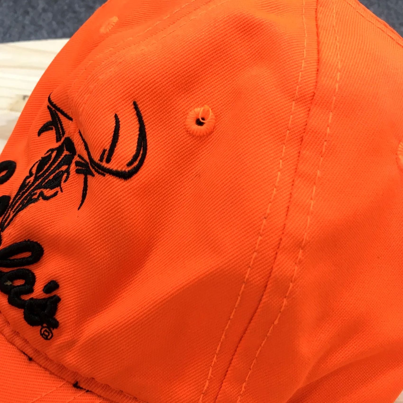 Vintage Cabelas Legendary Outfitters Baseball Cap Hat OS Orange Embroidered Logo Mens Size ONE SIZE - 5 Thumbnail