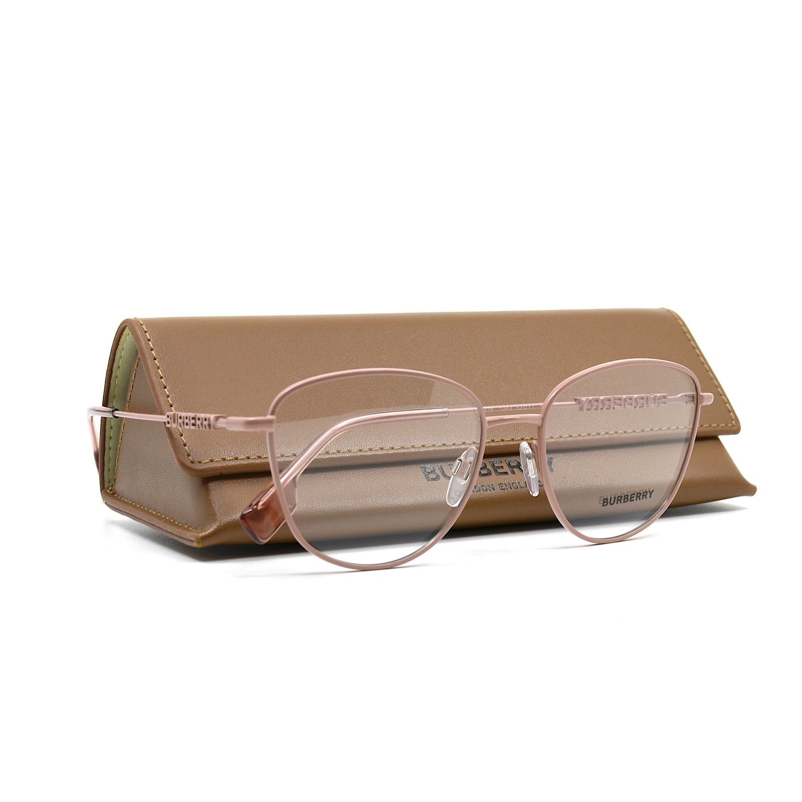 Burberry NEW BURBERRY VIRGINIA BE1376 1343 PINK EYEGLASSES FRAME Size ONE SIZE - 3 Thumbnail