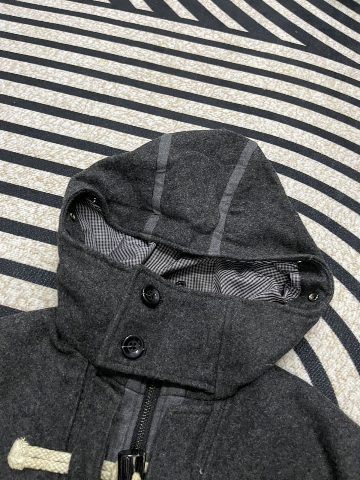 PPFM 2000s PPFM WOOL HOODIE JACKET PUNK STYLE Size US S / EU 44-46 / 1 - 7 Thumbnail