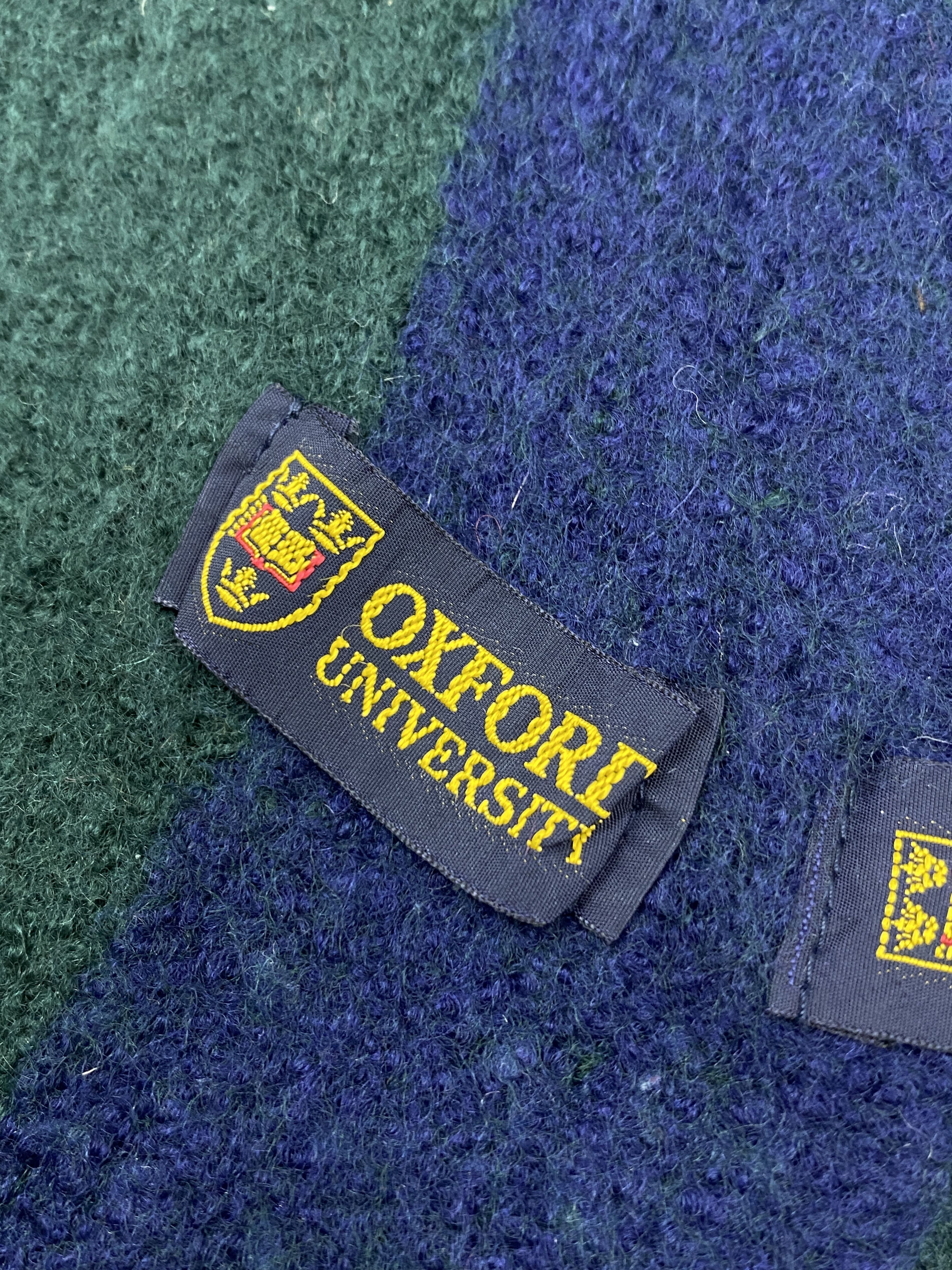Vintage Oxford University Scarf / Muffler / Neckwear - SC0099 Size ONE SIZE - 9 Thumbnail
