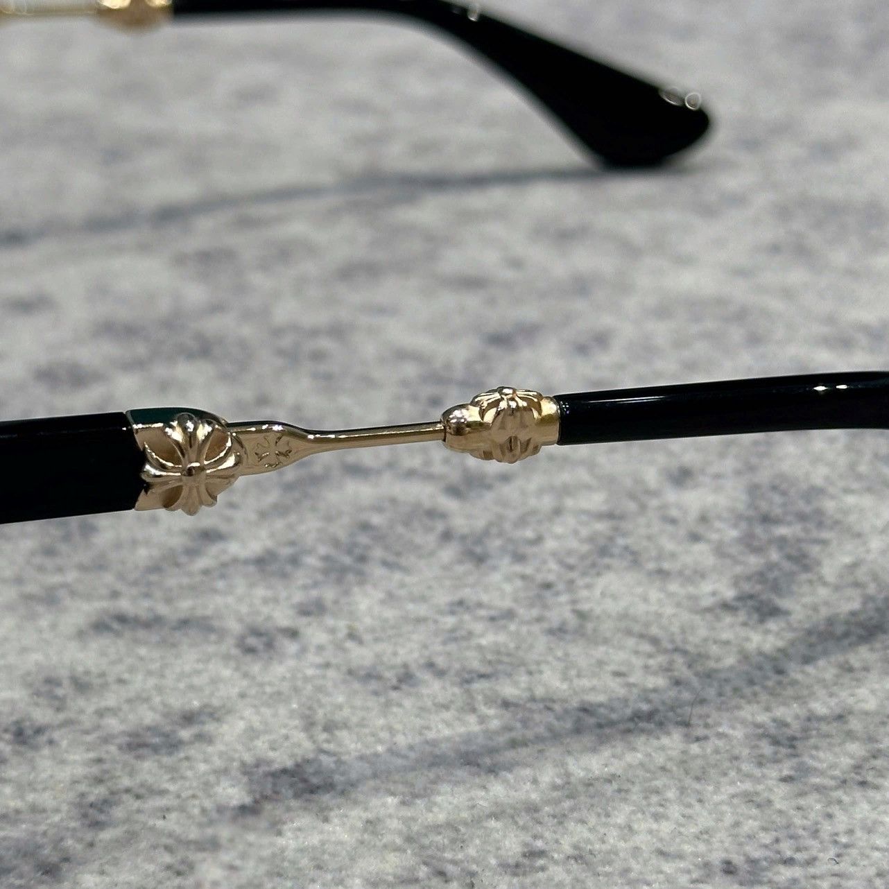 Chrome Hearts CHROME HEARTS EVAGILIST BLACK/GOLD PLATED Size ONE SIZE - 7 Thumbnail