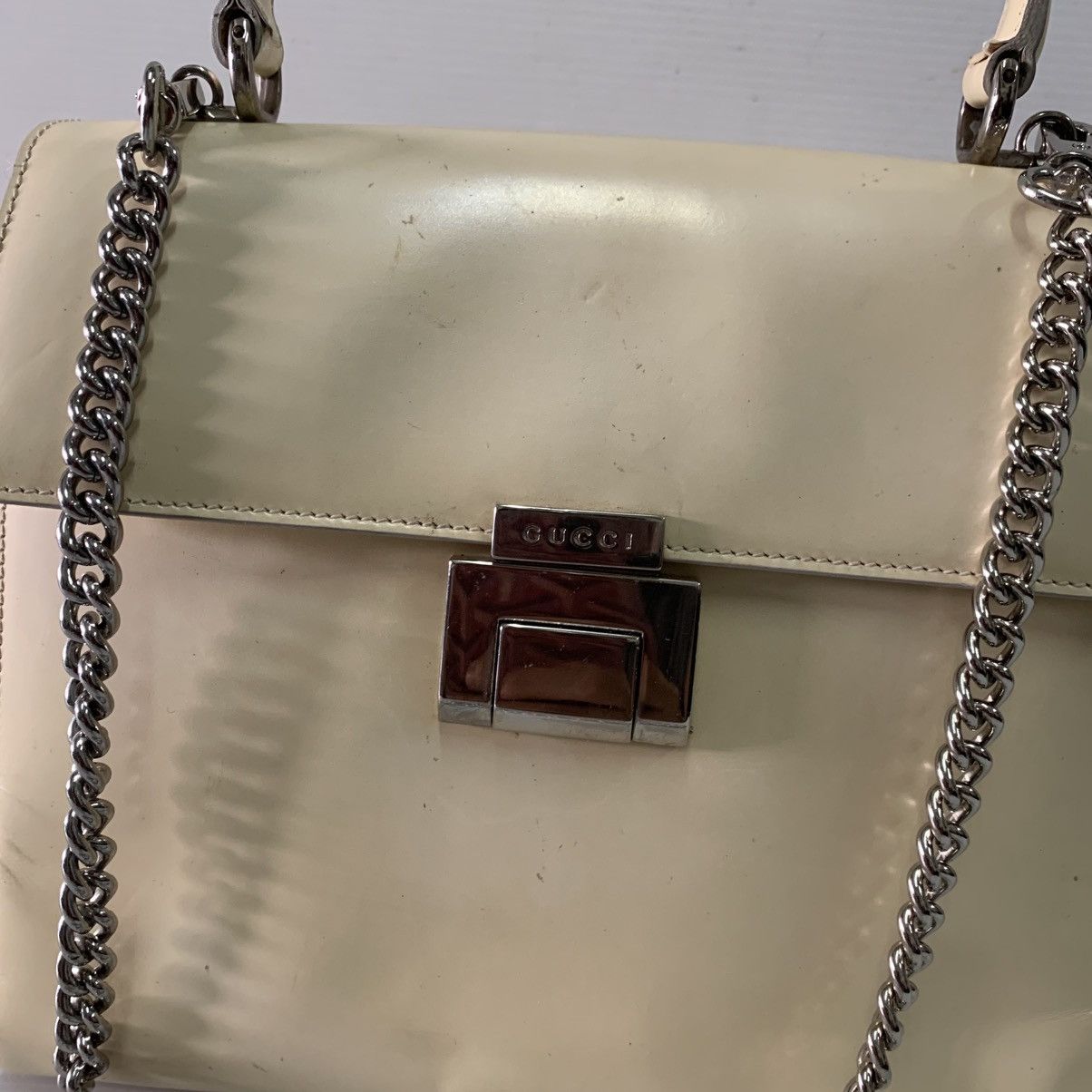 Gucci Gucci Leather Kelly Vintage Bag Size ONE SIZE - 5 Thumbnail