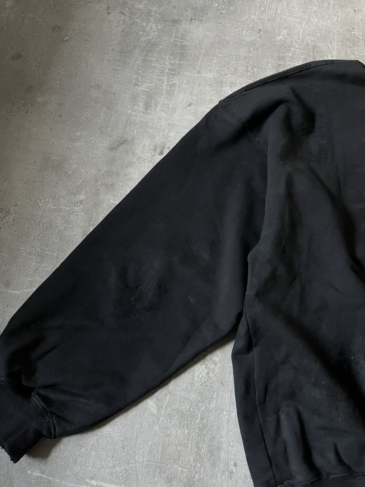 Balenciaga Balenciaga Skater hoodie black distressed rare Size US XL / EU 56 / 4 - 11 Thumbnail