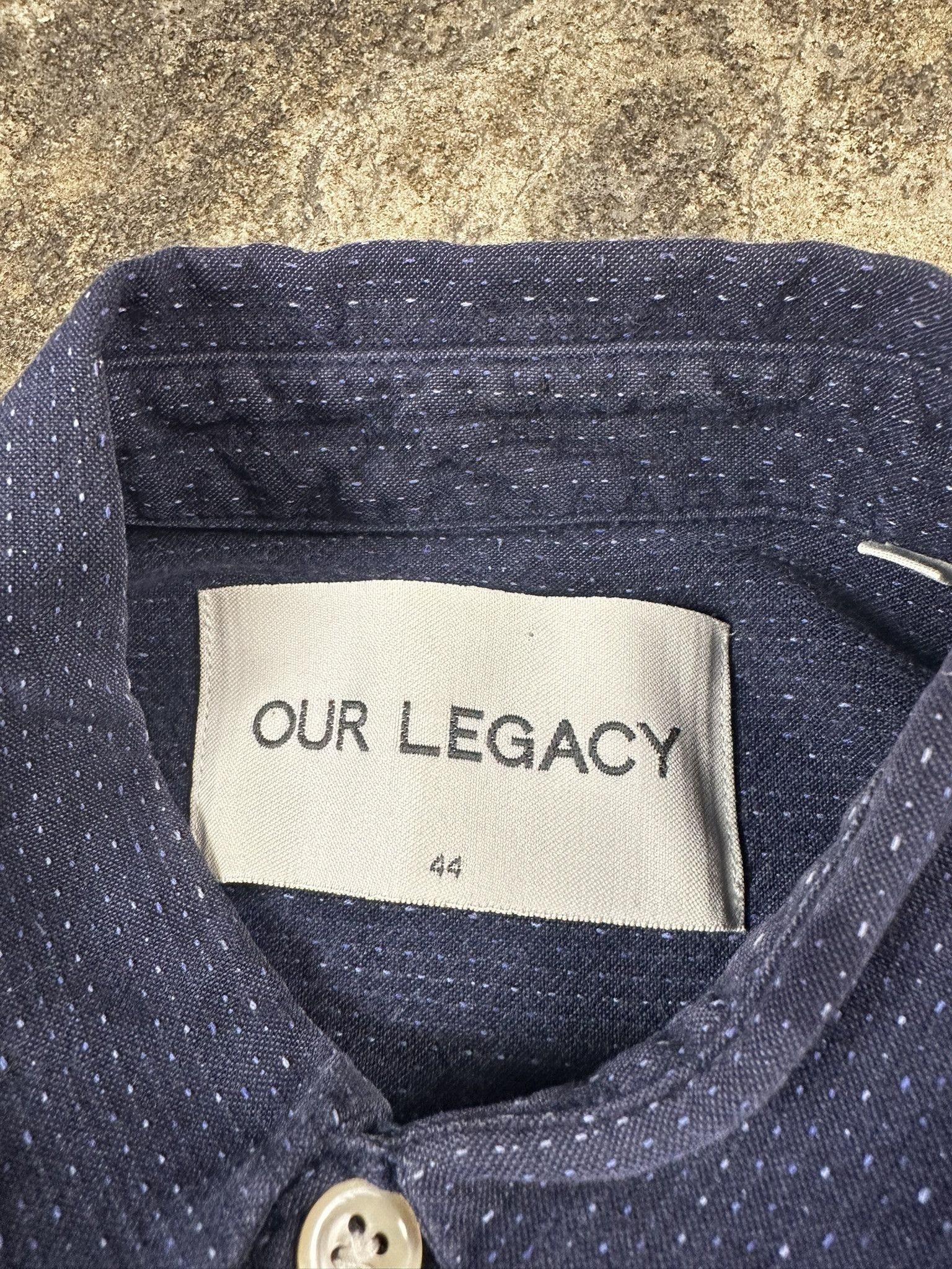 Our Legacy Our Legacy Pearl Buttons Button Up Basic Shirt Size US S / EU 44-46 / 1 - 7 Thumbnail