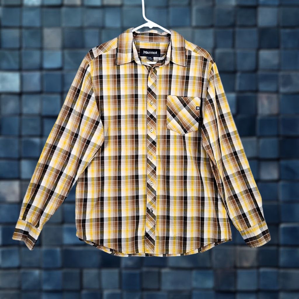 Marmot Marmot Button-Up Shirt Men's Plaid Cotton Long Sleeve M Multicolor Outdoor Casual Everyday Regular Fit Shirt Size US M / EU 48-50 / 2 - 1 Thumbnail
