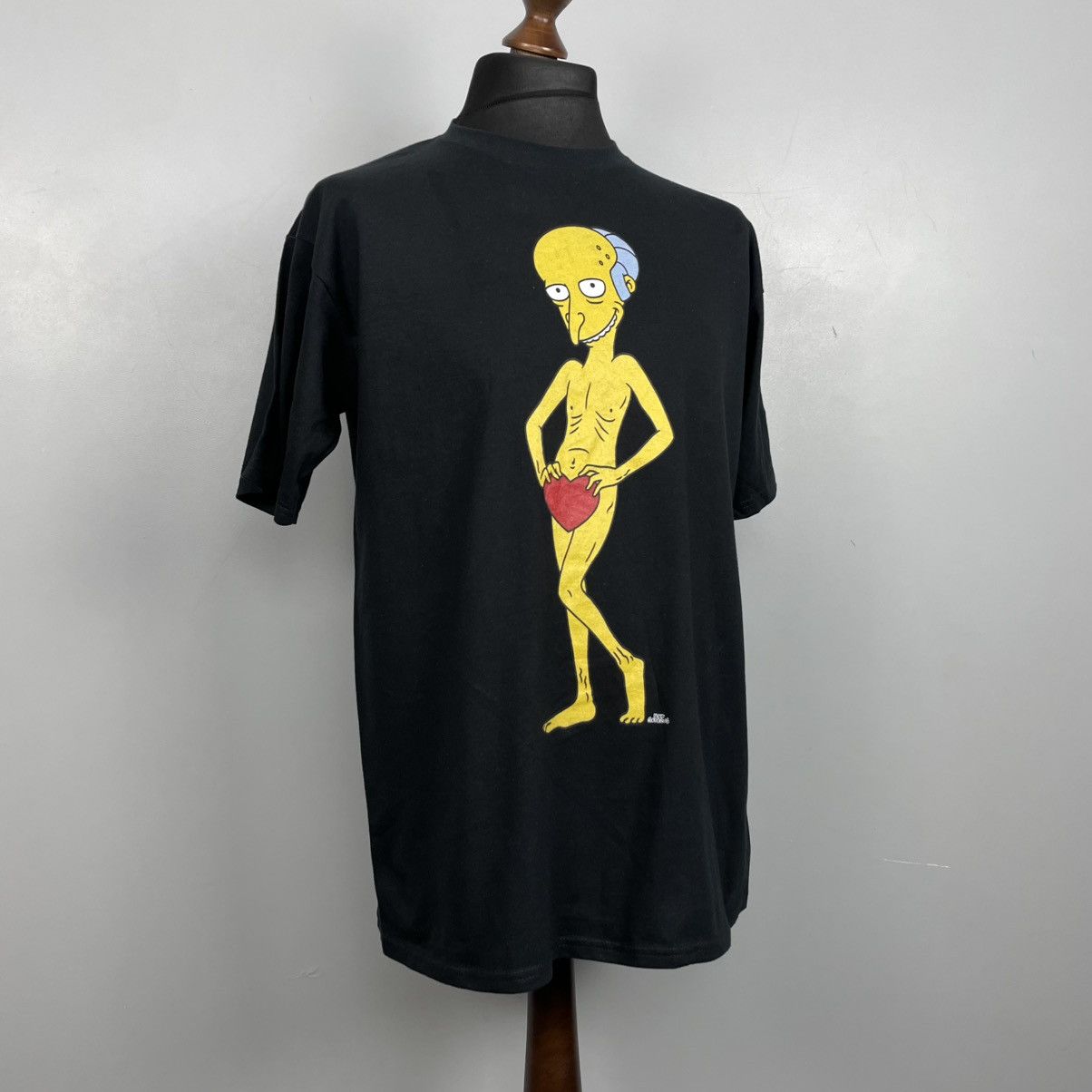 The Simpsons × Vintage The Simpsons Valentine's Day Mr. Burns Be Mine Heart T-Shirt Size US L / EU 52-54 / 3 - 1 Thumbnail