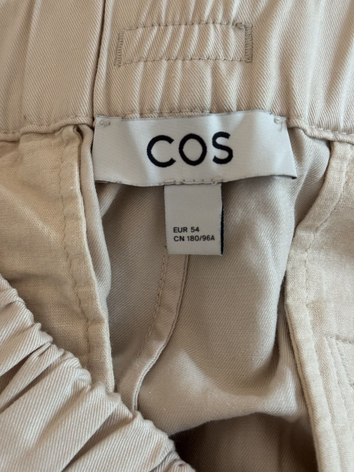 Cos COS beige wide-leg trousers Size US 30 / EU 46 - 4 Thumbnail