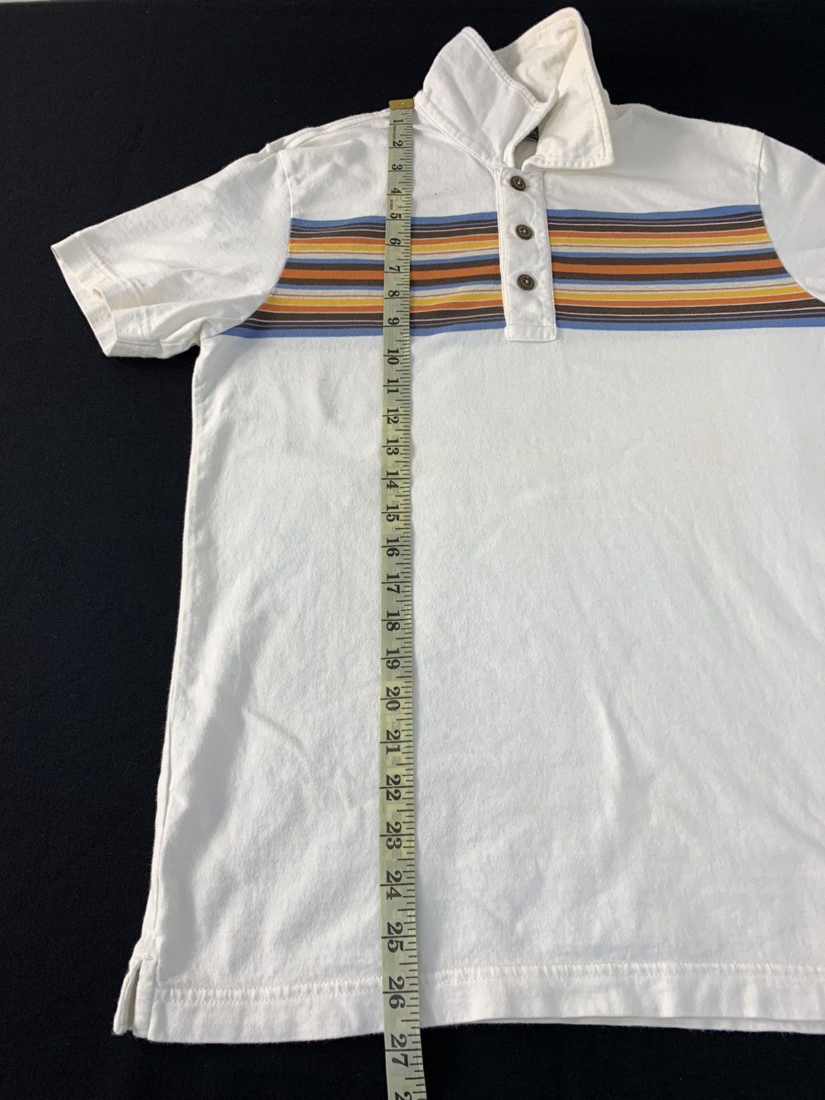 Japanese Brand The Wave Is Forever Striped Chest Design Polo Tee T-shirt Size US M / EU 48-50 / 2 - 9 Thumbnail