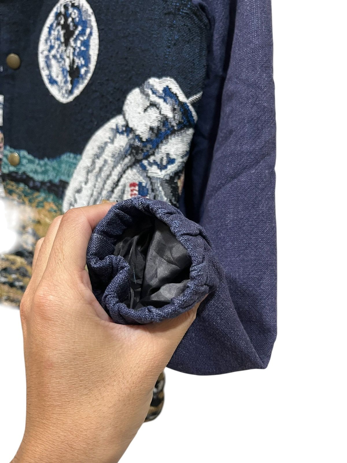 go slow caravan 🔥Go Slow Caravan A Casual Jacket With Embroidered Design Size US M / EU 48-50 / 2 - 6 Thumbnail