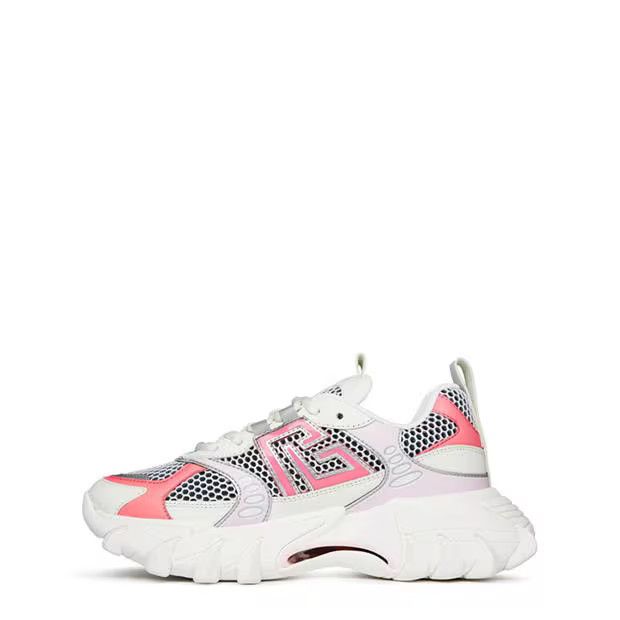 Balmain o1g2r1mq0924 Trainers in Blanc & Rose Size US 7 / IT 37 - 2 Thumbnail