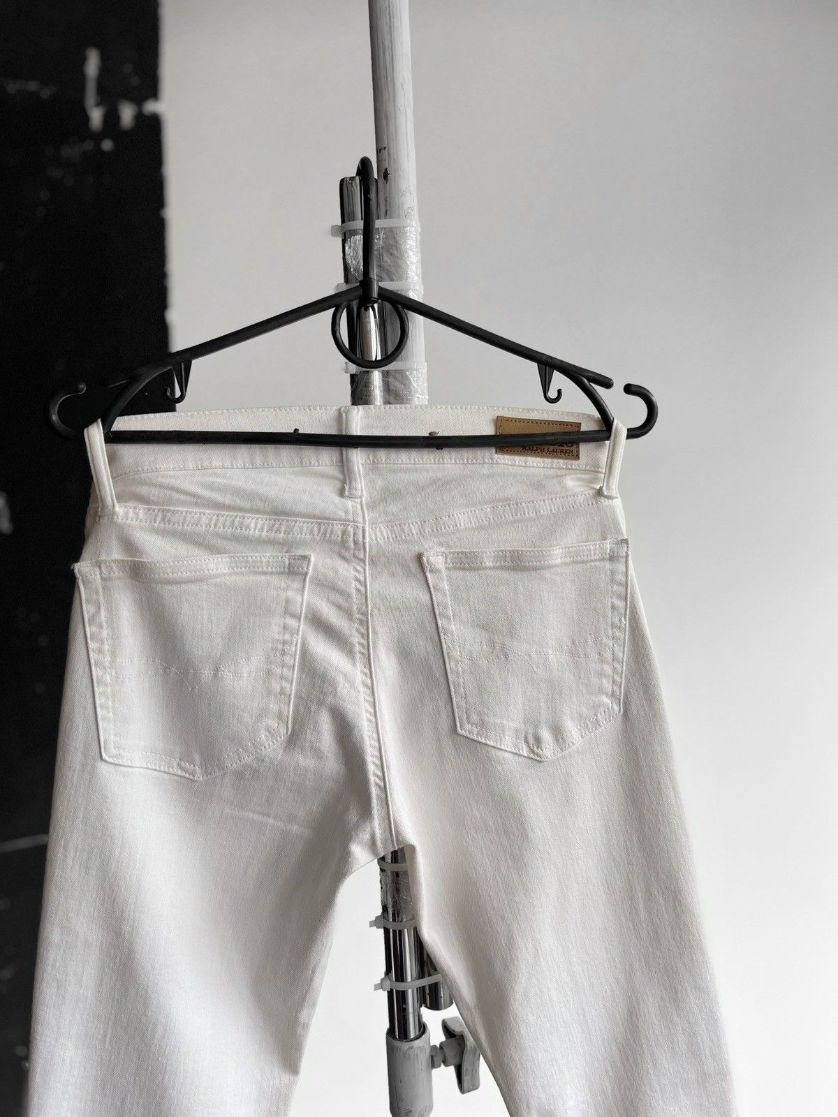 Polo Ralph Lauren × Ralph Lauren Polo Ralph Lauren Womens White Skinny Jeans Zipper Pants Size 27" / US 4 / IT 40 - 4 Thumbnail