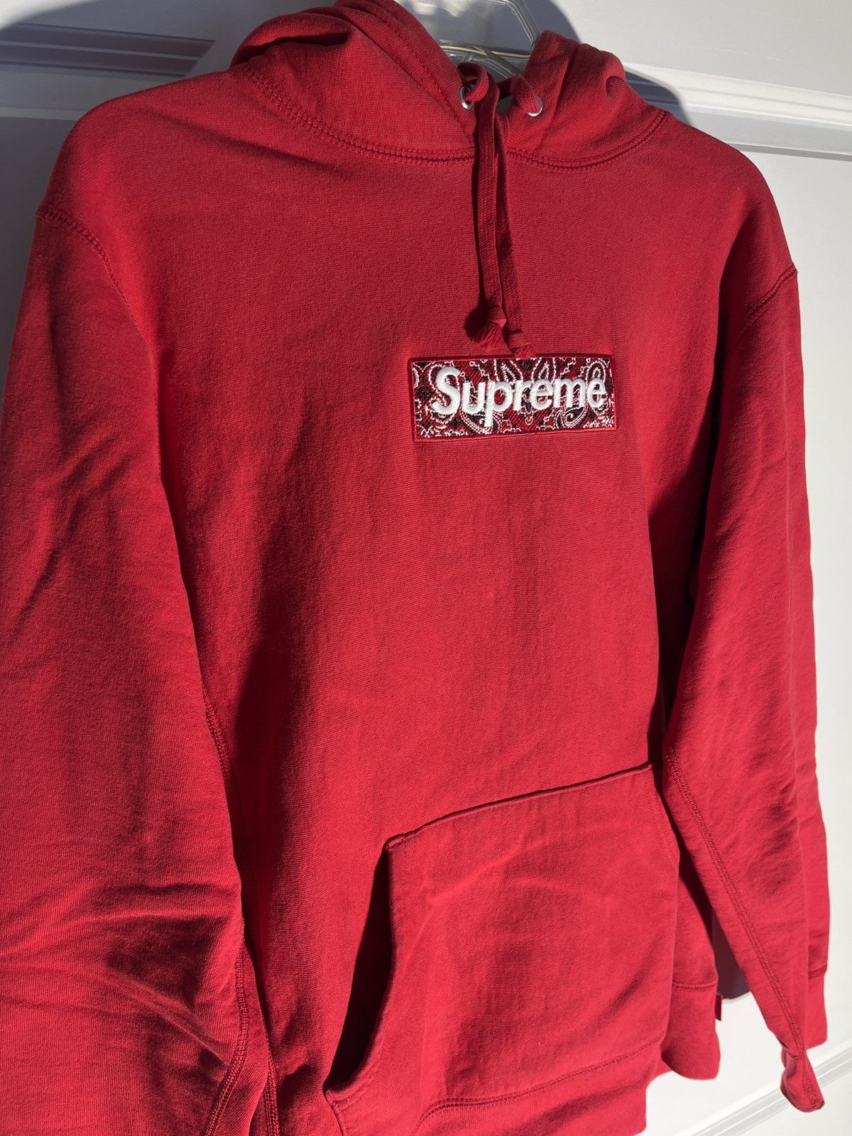 Supreme FW19 Supreme Bandana Box Logo M Size US M / EU 48-50 / 2 - 2 Thumbnail