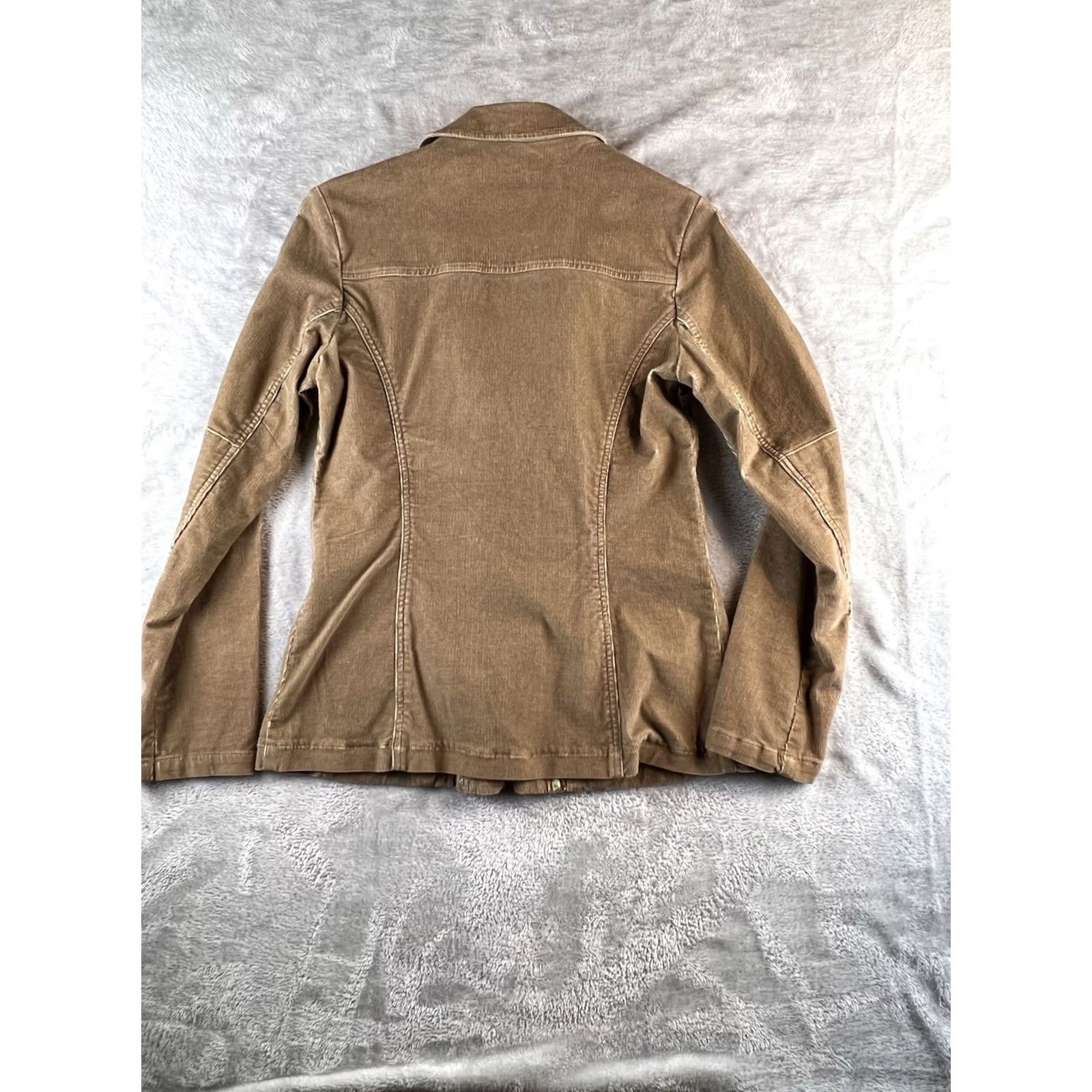 Vintage VINTAGE Z Cavaricci Blazer Womens M Brown Corduroy Pockets Y2K 90s Preppy Size M / US 6-8 / IT 42-44 - 3 Thumbnail