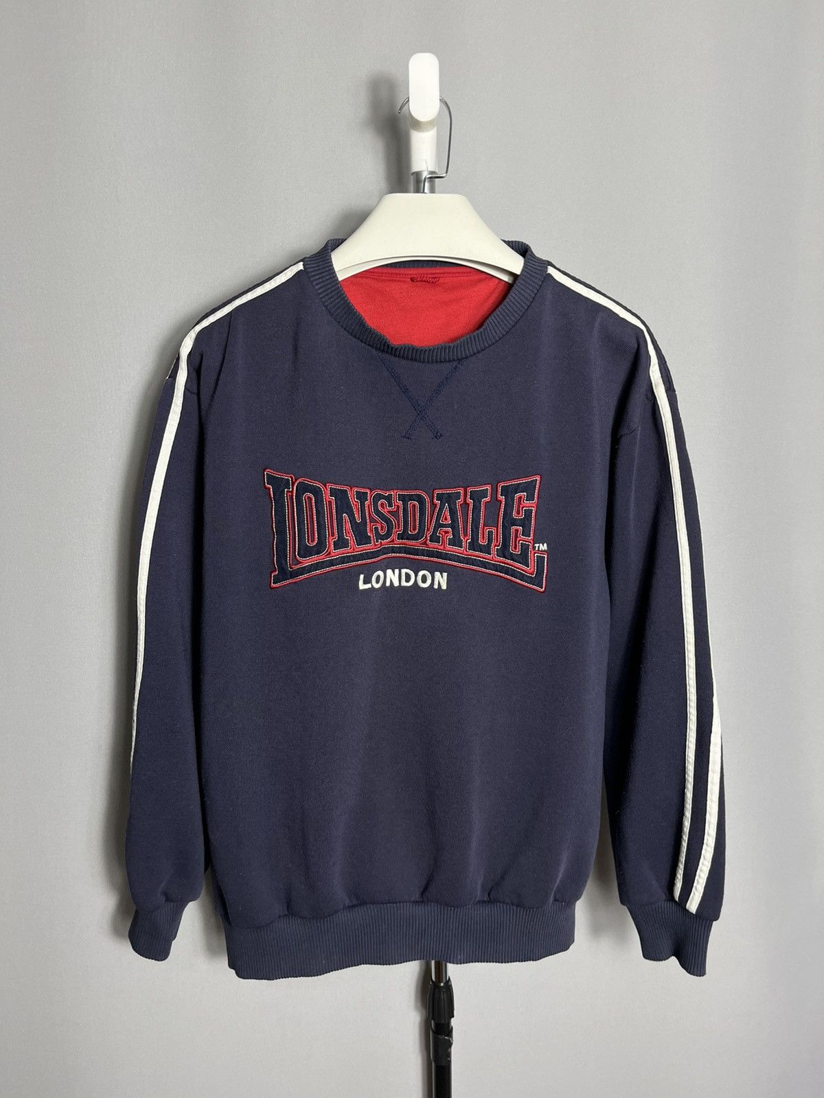 Lonsdale Lonsdale London vintage mens sweatshirt sportswear Size US XL / EU 56 / 4 - 1 Thumbnail