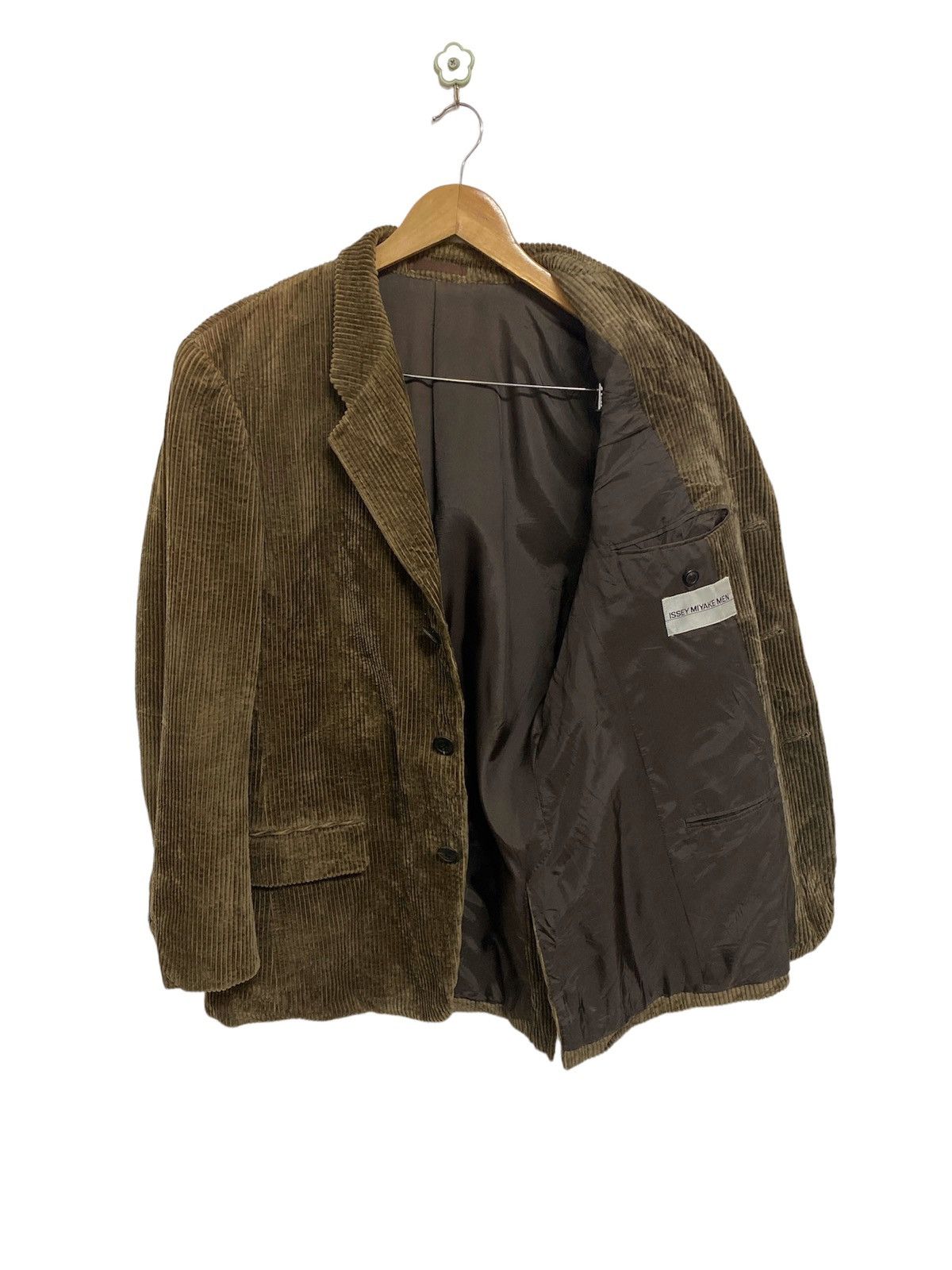 Issey Miyake × Vintage Vintage Issey Miyake Men Corduroy Blazer Coat Size US S / EU 44-46 / 1 - 1 Thumbnail