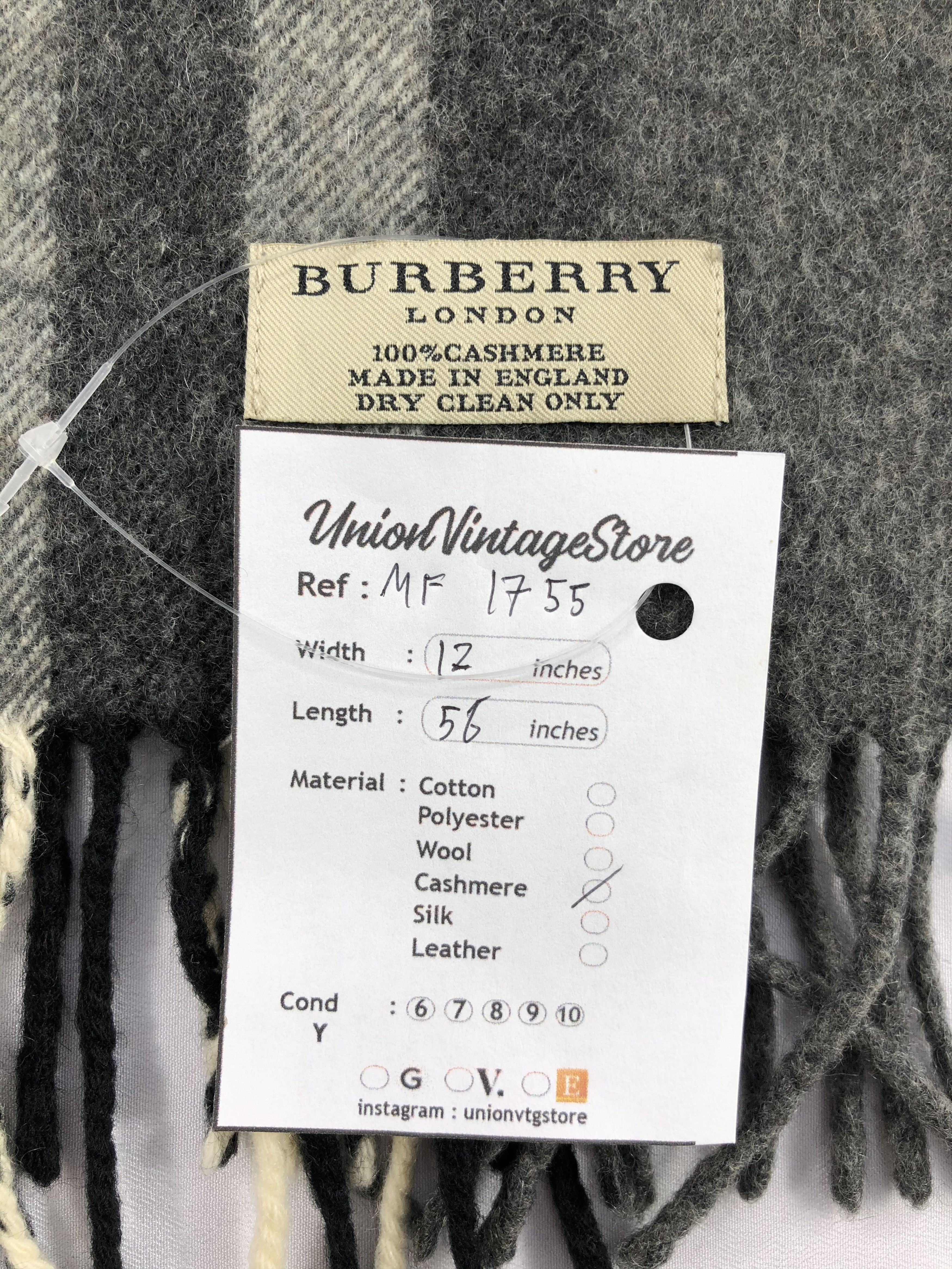 Burberry Vintage Burberry Scarf/Muffler/Neckwear MF1755 Size ONE SIZE - 5 Thumbnail