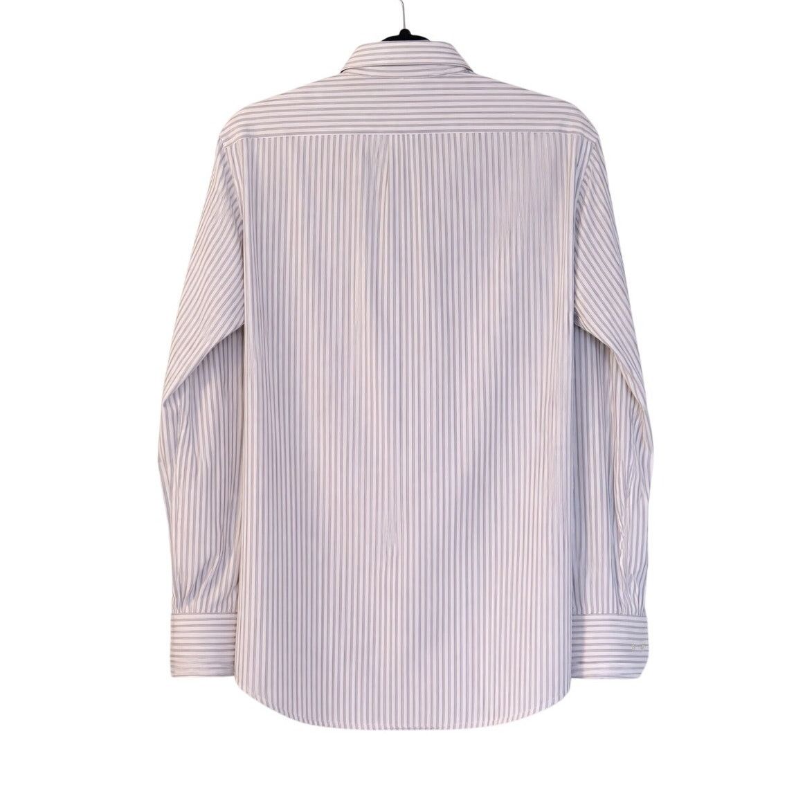 Canali Canali Striped Cotton and Linen Regular-Fit Shirt Size US M / EU 48-50 / 2 - 2 Thumbnail