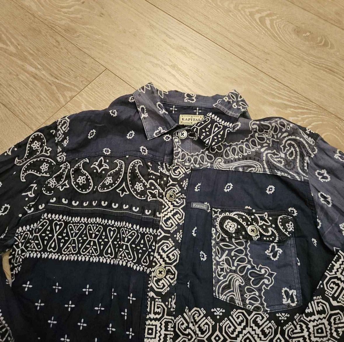 Kapital SS2024 Kapital Paisley Patchwork ‘Type 1’ Trucker Jacket Size US L / EU 52-54 / 3 - 3 Thumbnail