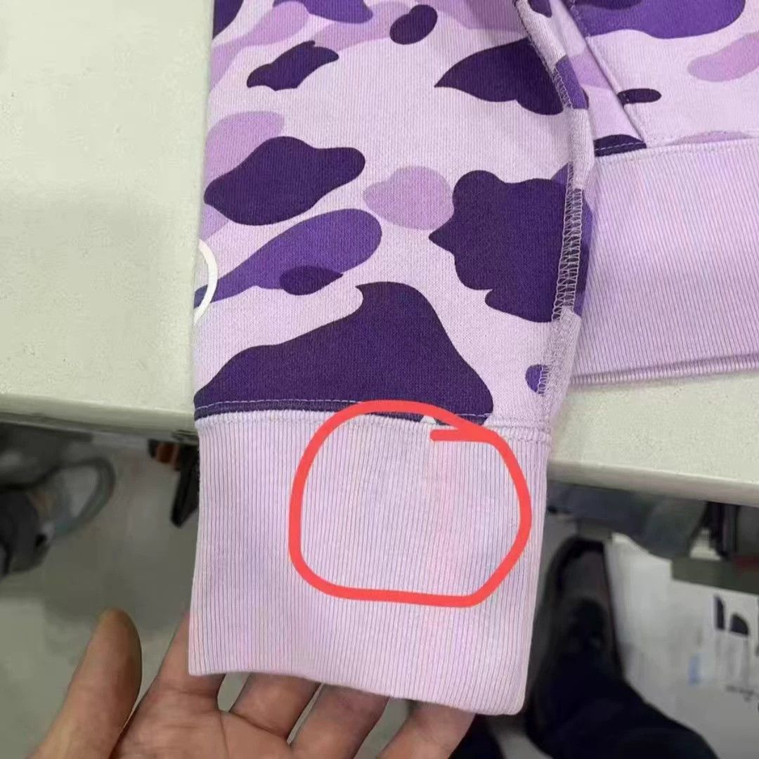 Other BAPE Shark Camo Zip Hoodie Unisex Pink Purple M Size US M / EU 48-50 / 2 - 8 Thumbnail