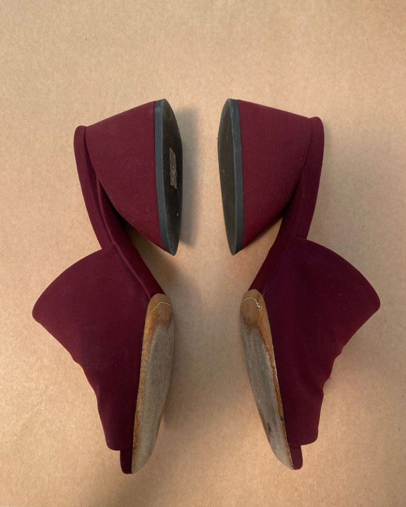 Dries Van Noten Dires Van Noten Sculptural Wrapped Heels Size US 7.5 / IT 37.5 - 7 Thumbnail