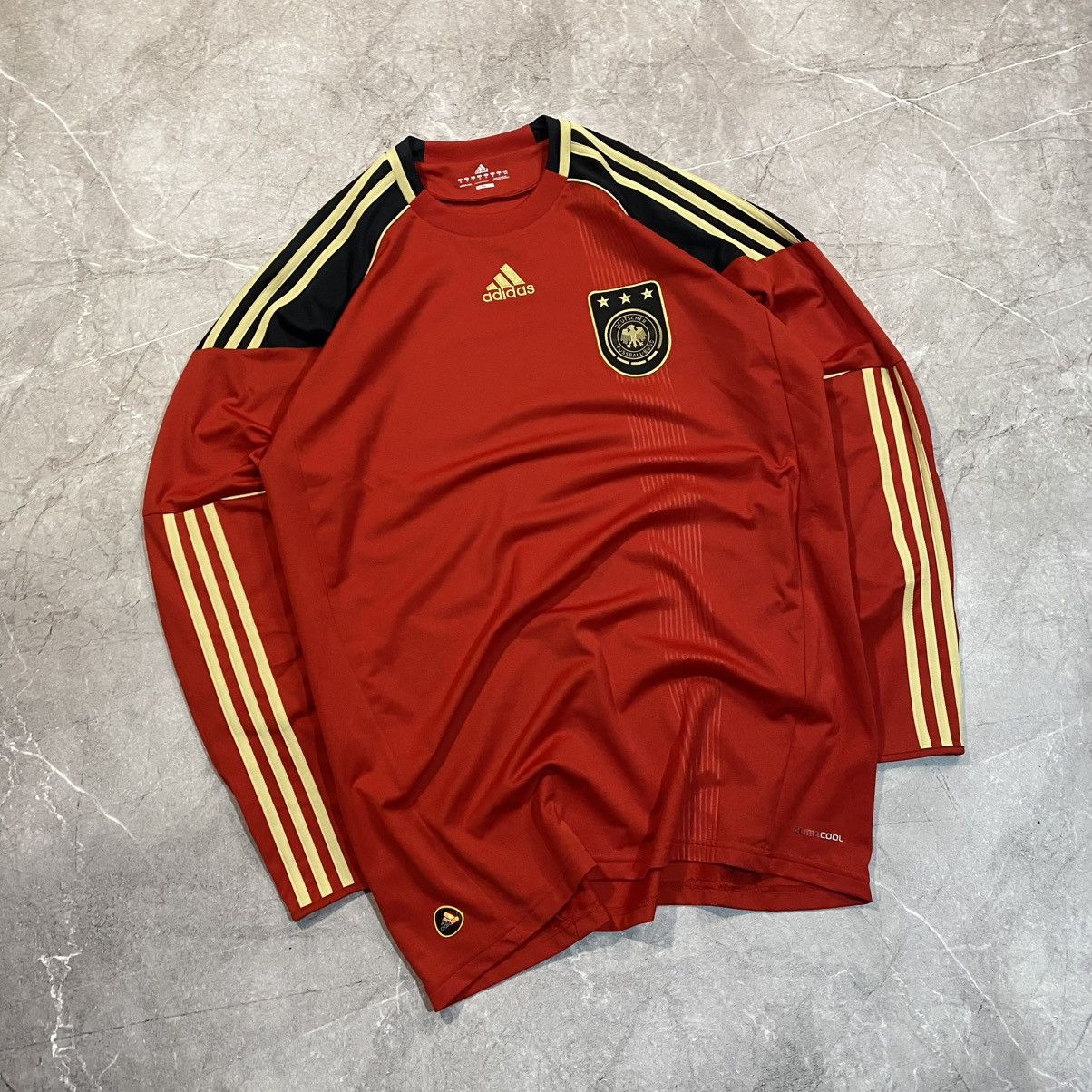 VINTAGE ADIDAS GERMANY GOALKEEEPER LONG SLEEVE SOCCER JERSEY
