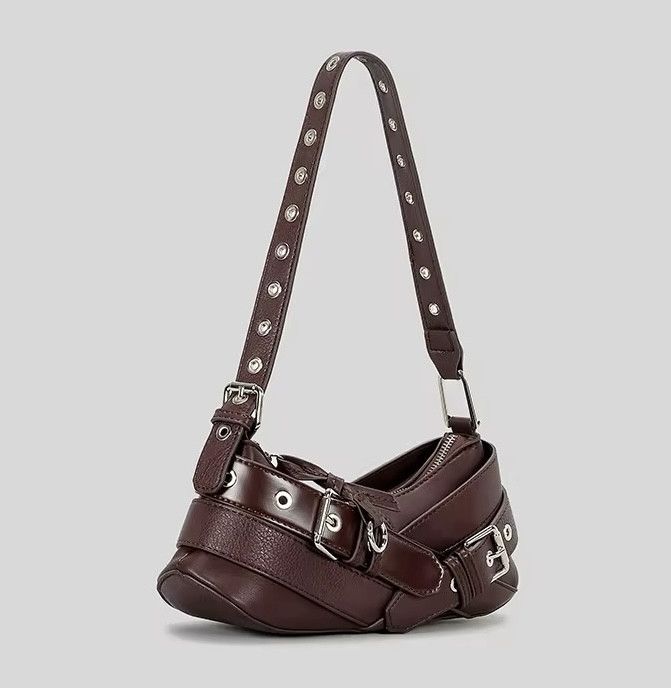 Vintage Ladies Luxury Pu Leather Belts DecoTote Bags Size ONE SIZE - 2 Thumbnail