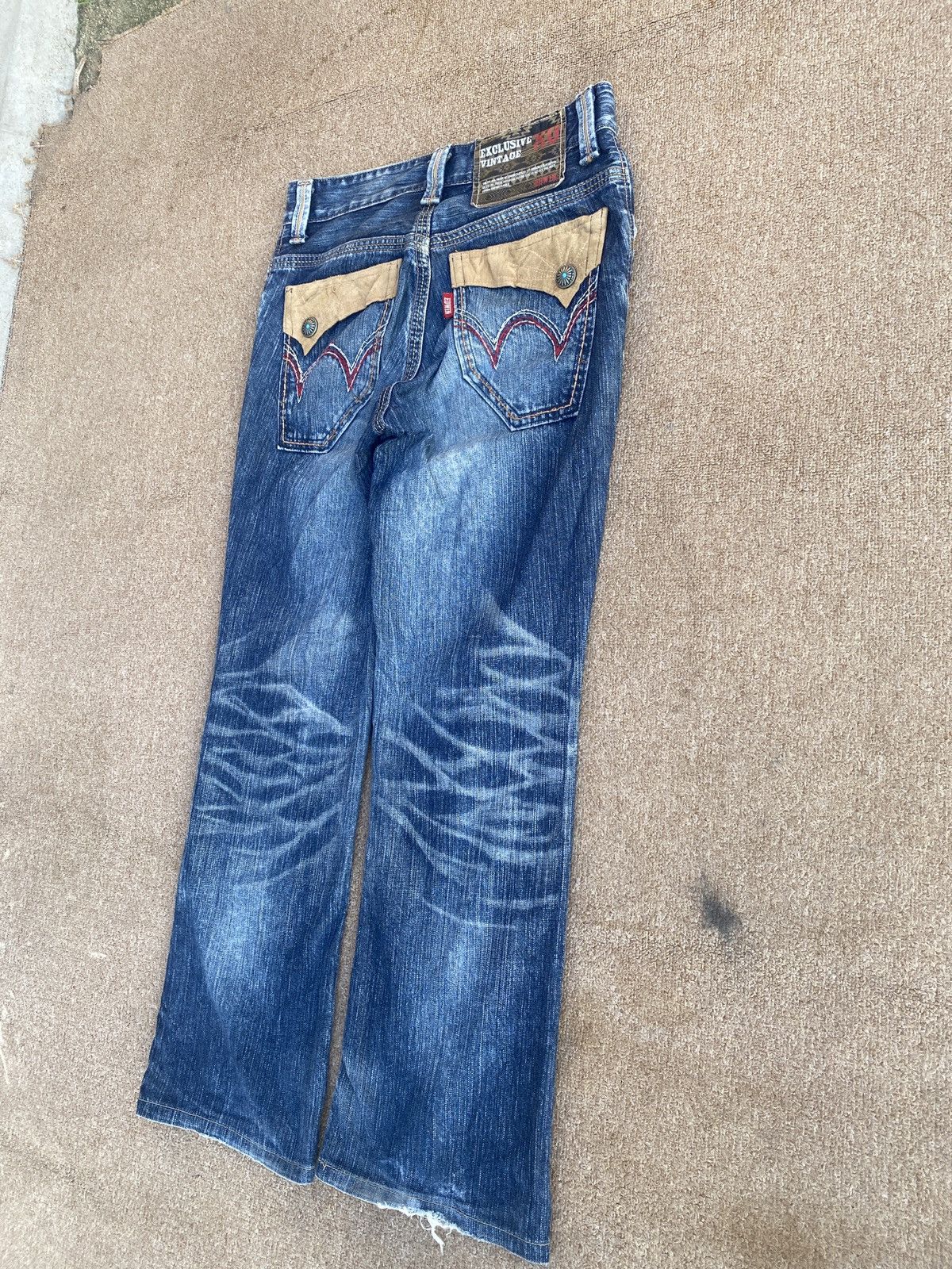 Edwin × PPFM Vintage edwin blue trip flare denim Size US 28 / EU 44 - 13 Thumbnail