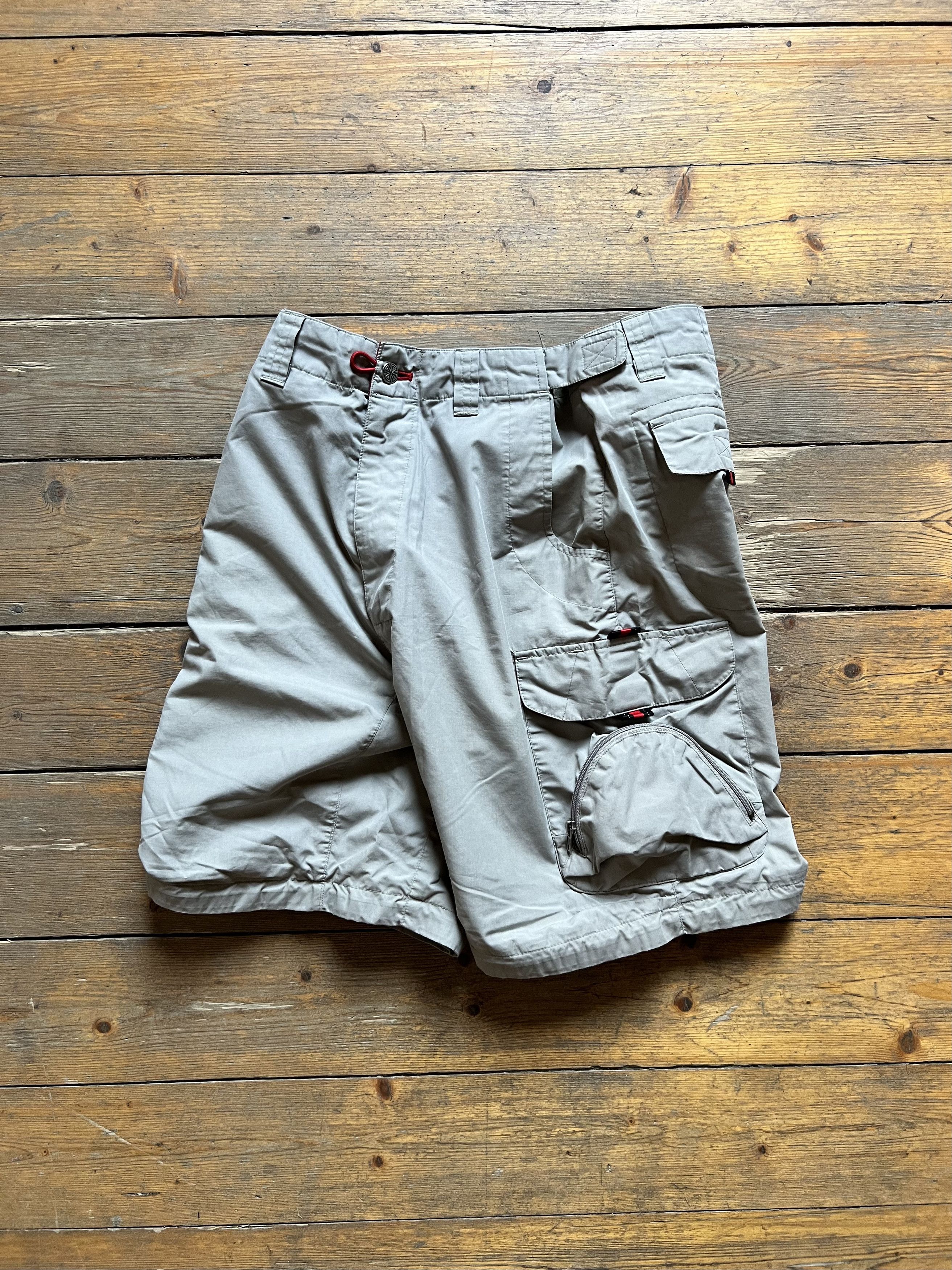 Independent Truck Co. Vintage 1990s Skate Multi Pocket Cargo Shorts Size US 34 / EU 50 - 5 Thumbnail