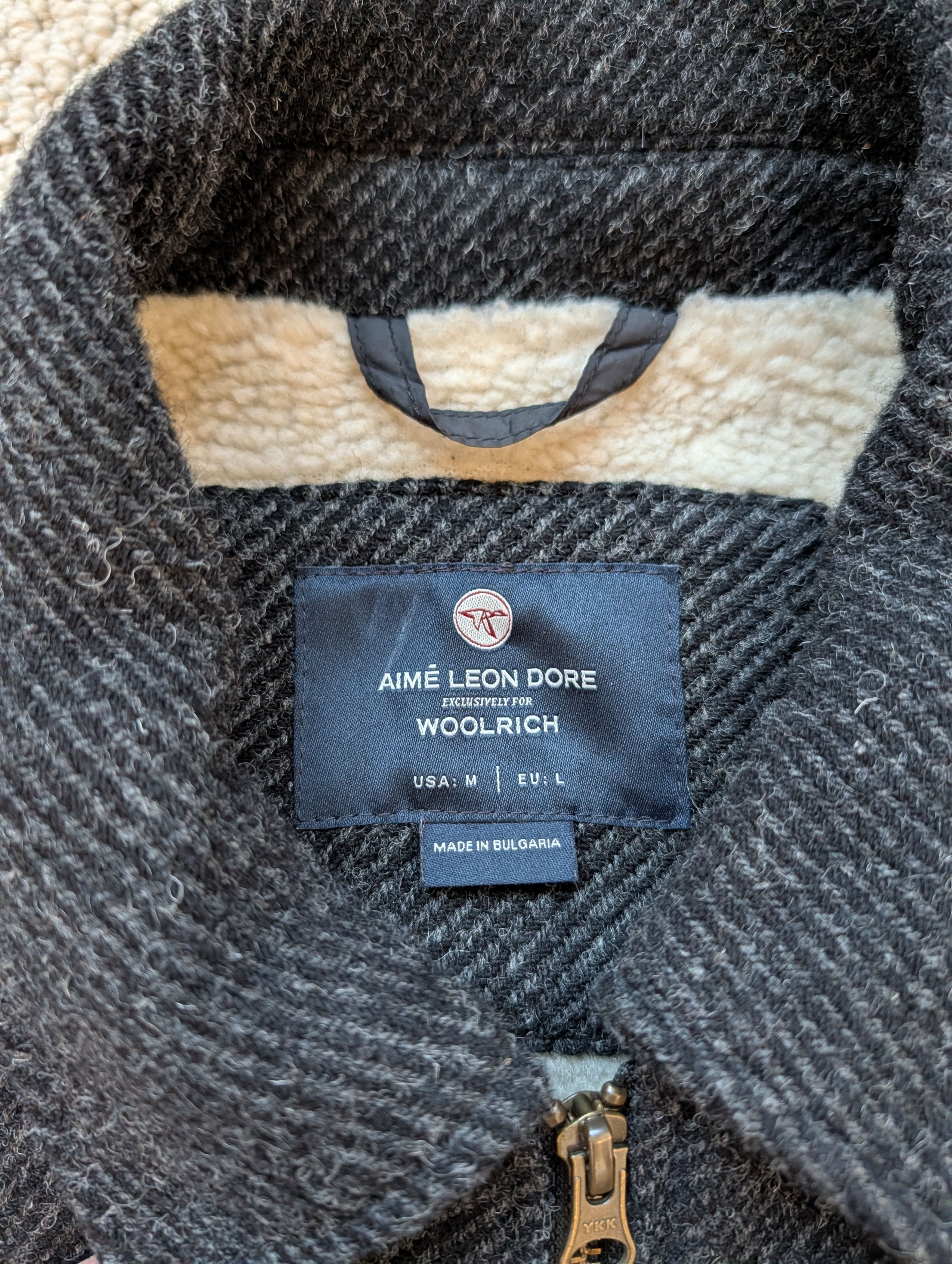 Aime Leon Dore × Woolrich Woolen Mills Wool Sherpa Lined Jacket Medium FW22 Size US M / EU 48-50 / 2 - 6 Thumbnail
