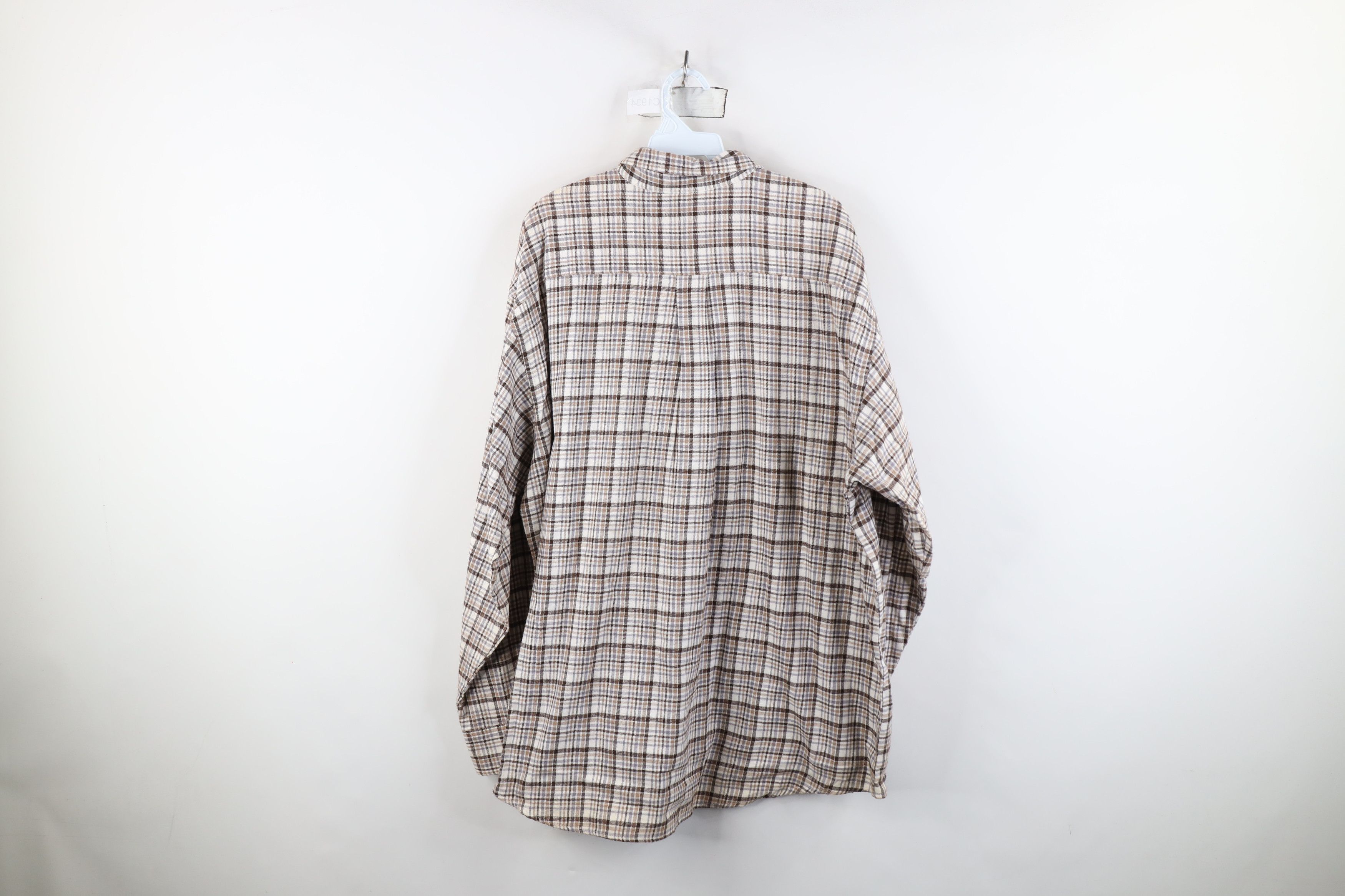 Vintage Deadstock Vintage 90s Streetwear Button Down Shirt Plaid Size US XL / EU 56 / 4 - 9 Thumbnail