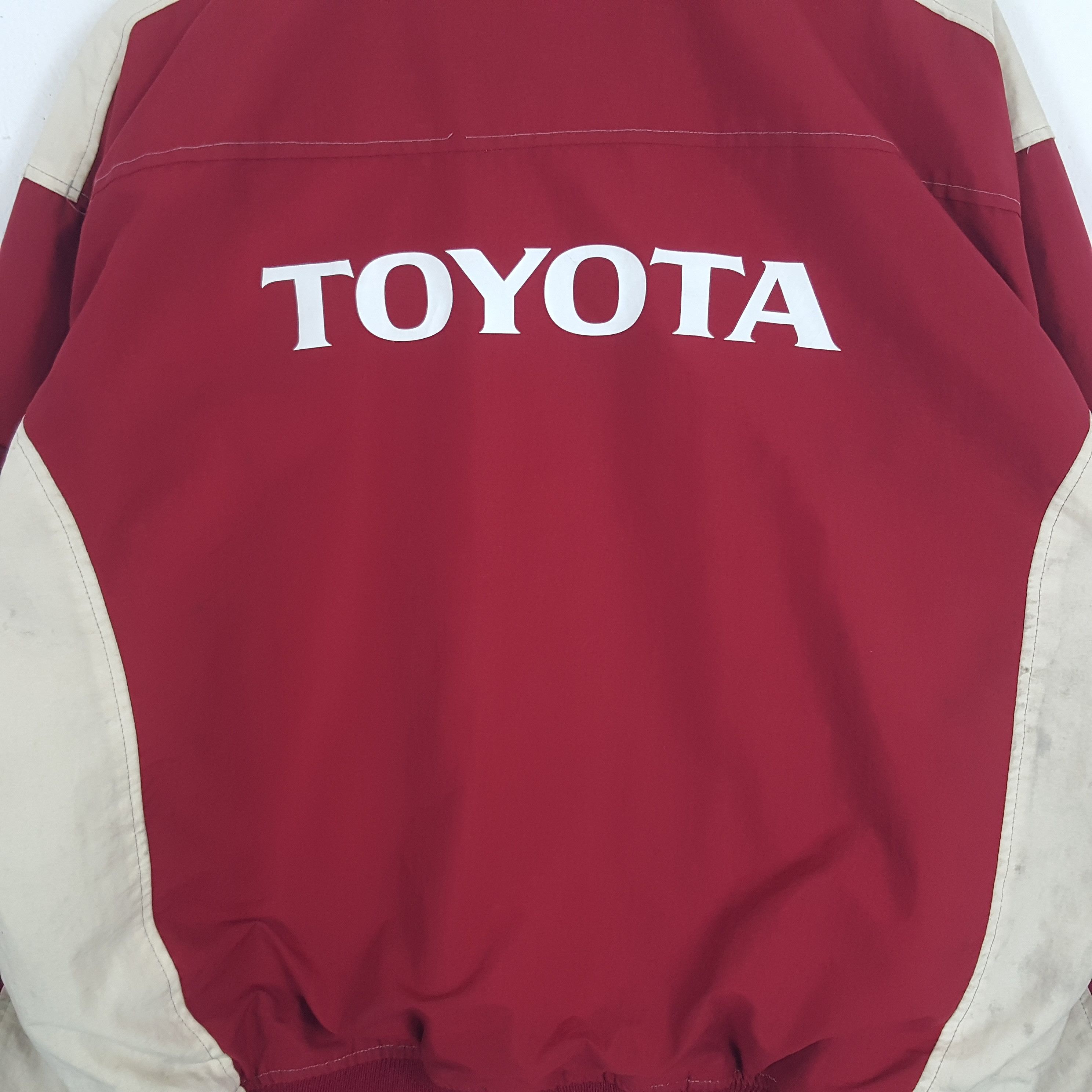 Japanese Brand × Vintage Vintage Toyota Techno Japanese Racing Team Bombers Jacket Size US XXL / EU 58 / 5 - 2 Thumbnail