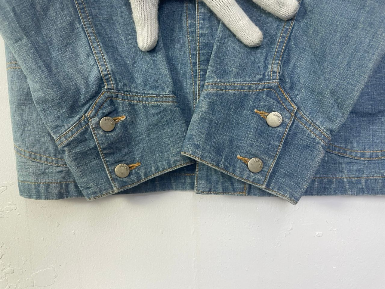 Issey Miyake × Japanese Brand × Ne-Net Ne-Net Issey Miyake Blue Denim Jacket Size US M / EU 48-50 / 2 - 10 Thumbnail