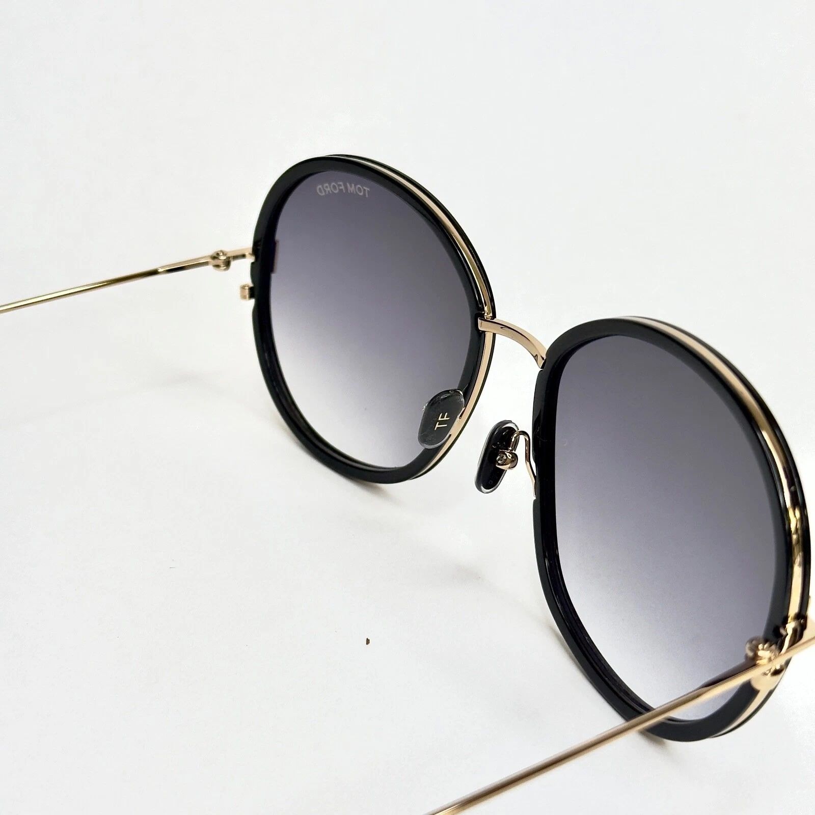 Tom Ford TOM FORD HUNTER 02 TF0946 01B Gold Black Sunglasses 946 Size ONE SIZE - 4 Thumbnail