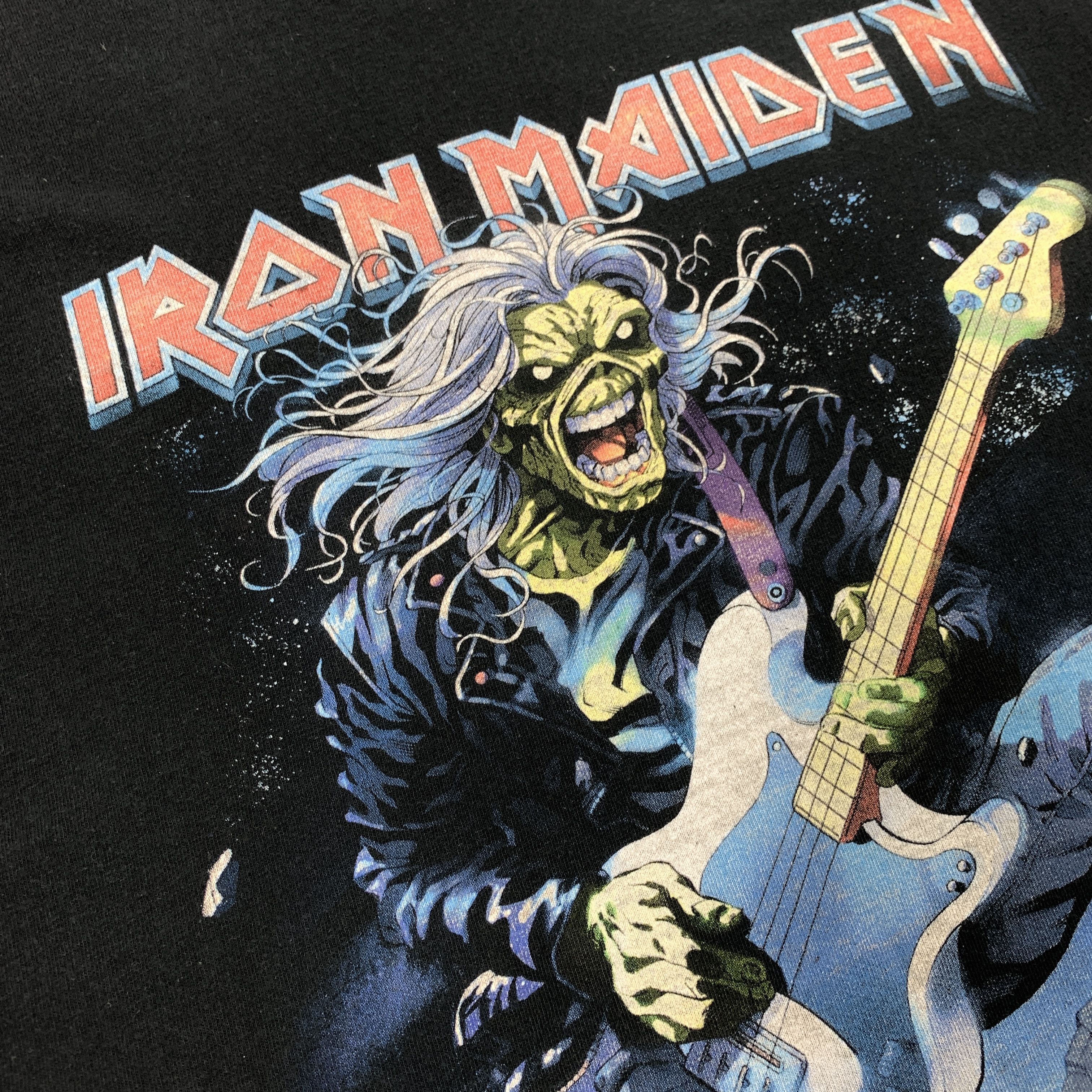 Band Tees Vintage Iron Maiden 90s Rock Band Graphic Black Tee Shirt XL Size US XL / EU 56 / 4 - 4 Thumbnail