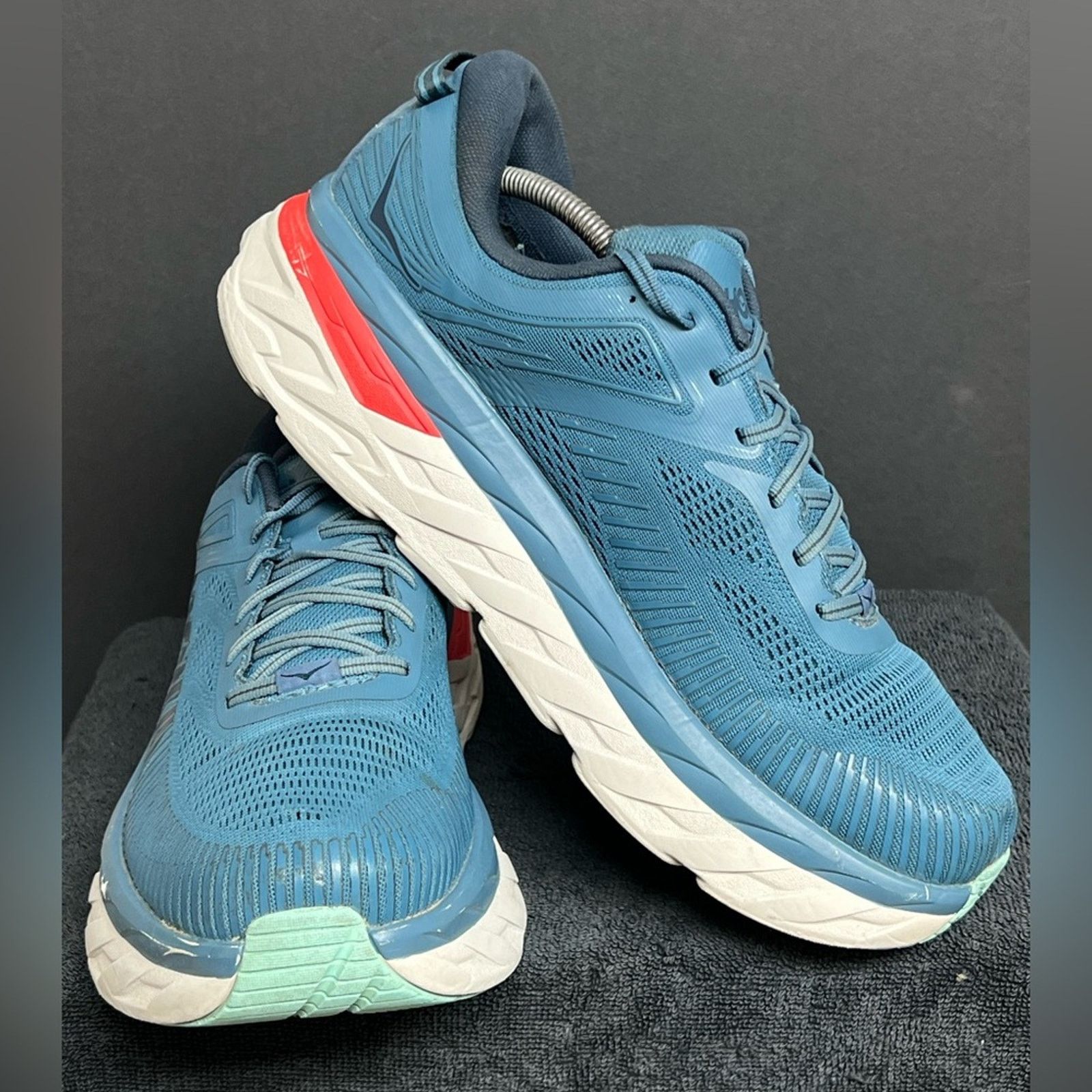 Hoka Hoka One One Bondi 7 Men's Size 12.5 2E WIDE Running Shoes Size US 12.5 / EU 45-46 - 2 Thumbnail