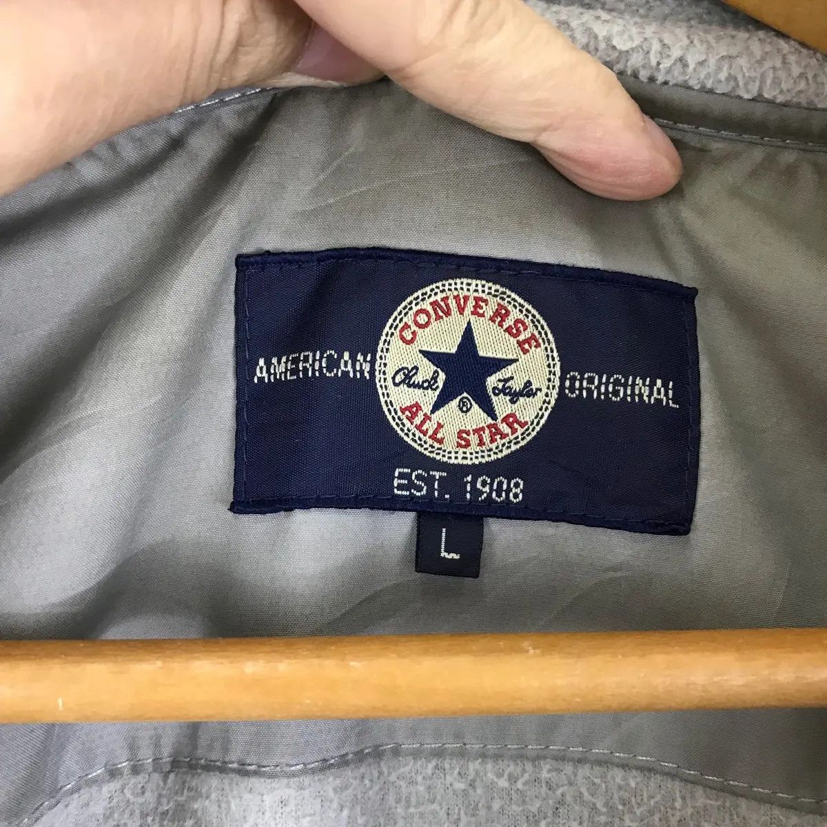 Converse Vtg CONVERSE ALL STAR Collection Chuck Taylor Fleece Jacket Size L / US 10 / IT 46 - 4 Thumbnail