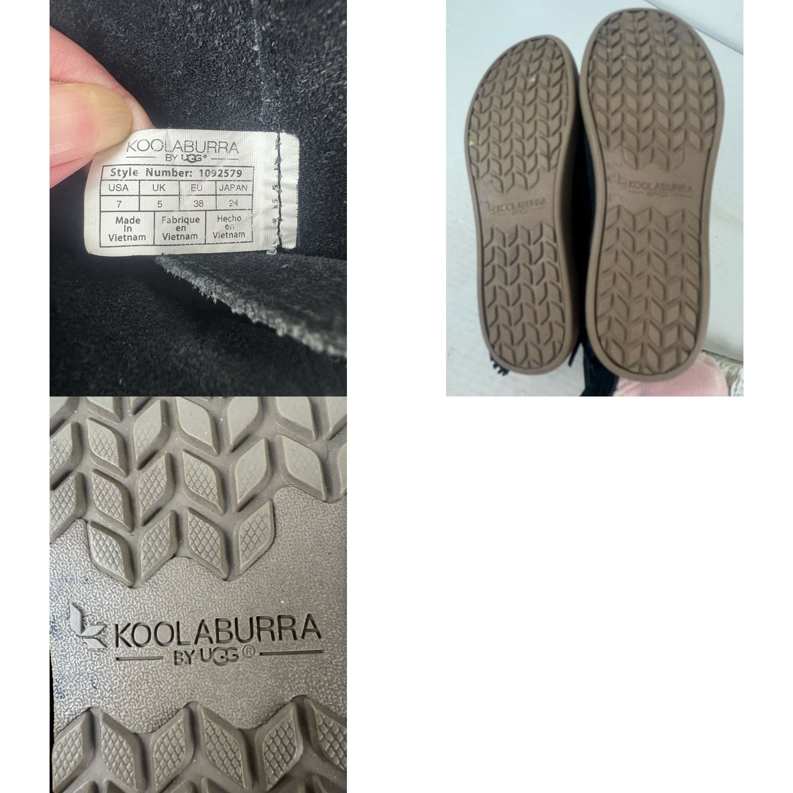 Vintage VINTAGE Koolaburra By Ugg Black Leather Ankle Booties Women Size 7 Casual Winter Fall Boots Size US 7 / IT 37 - 8 Thumbnail
