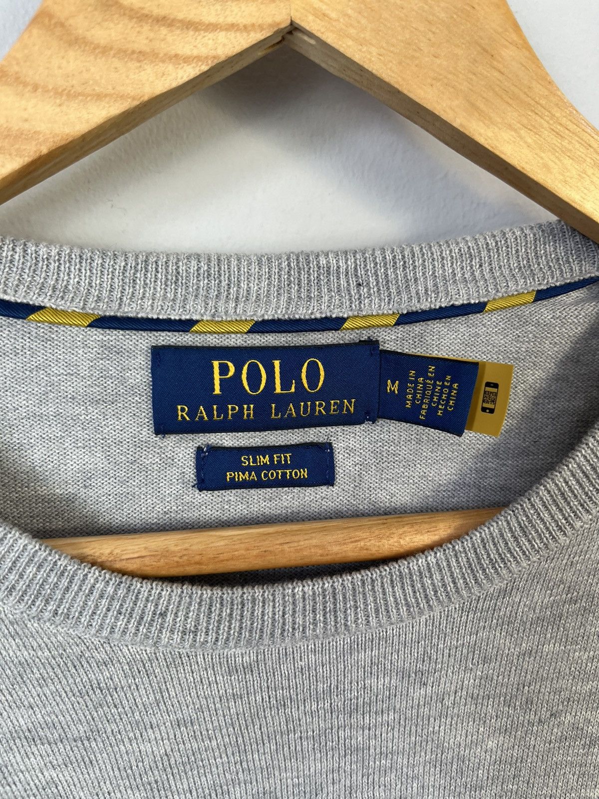 Polo Ralph Lauren × Ralph Lauren Polo Ralph Lauren Classic Pima Cotton Sweater Jumper Size US M / EU 48-50 / 2 - 7 Thumbnail