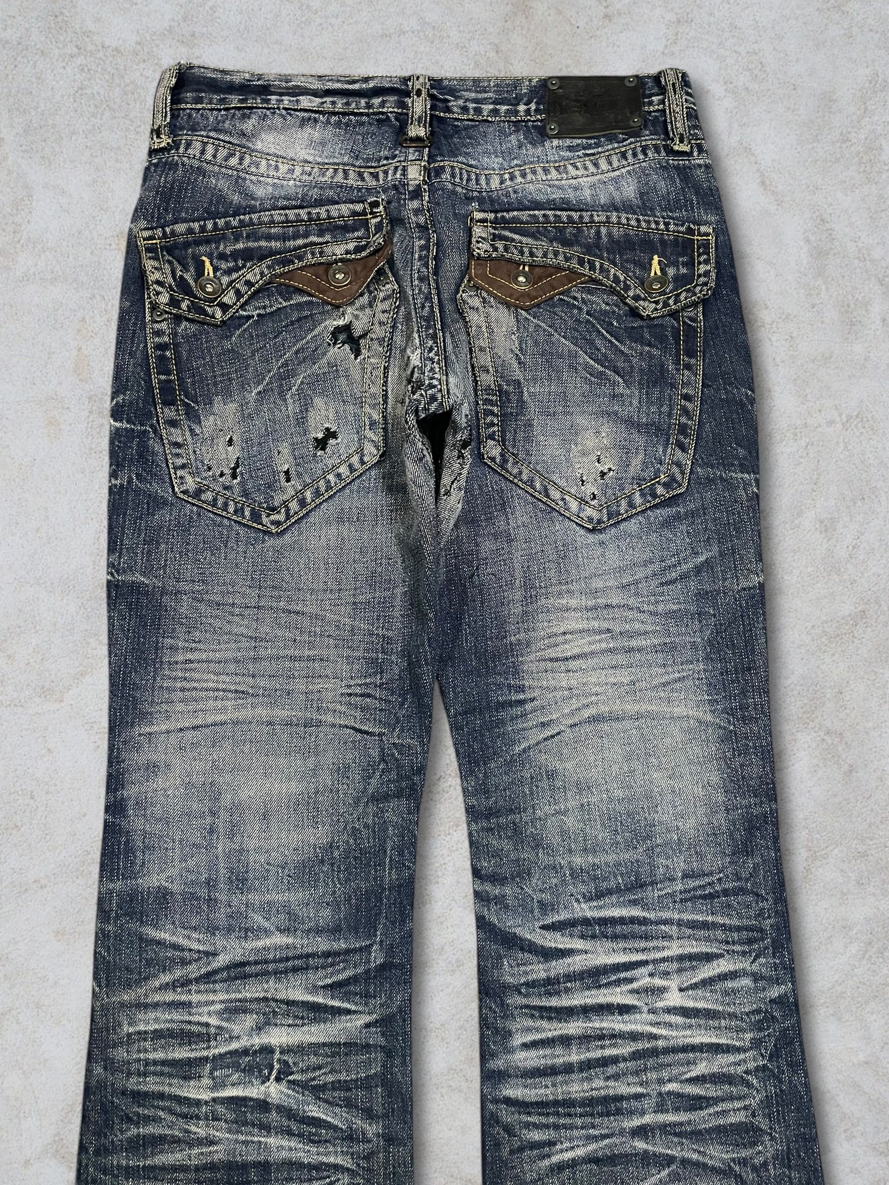 semanticdesign Semanticdesign Crazy Zip Bondage Style Bootcut Ripped Jeans Size US 32 / EU 48 - 5 Thumbnail