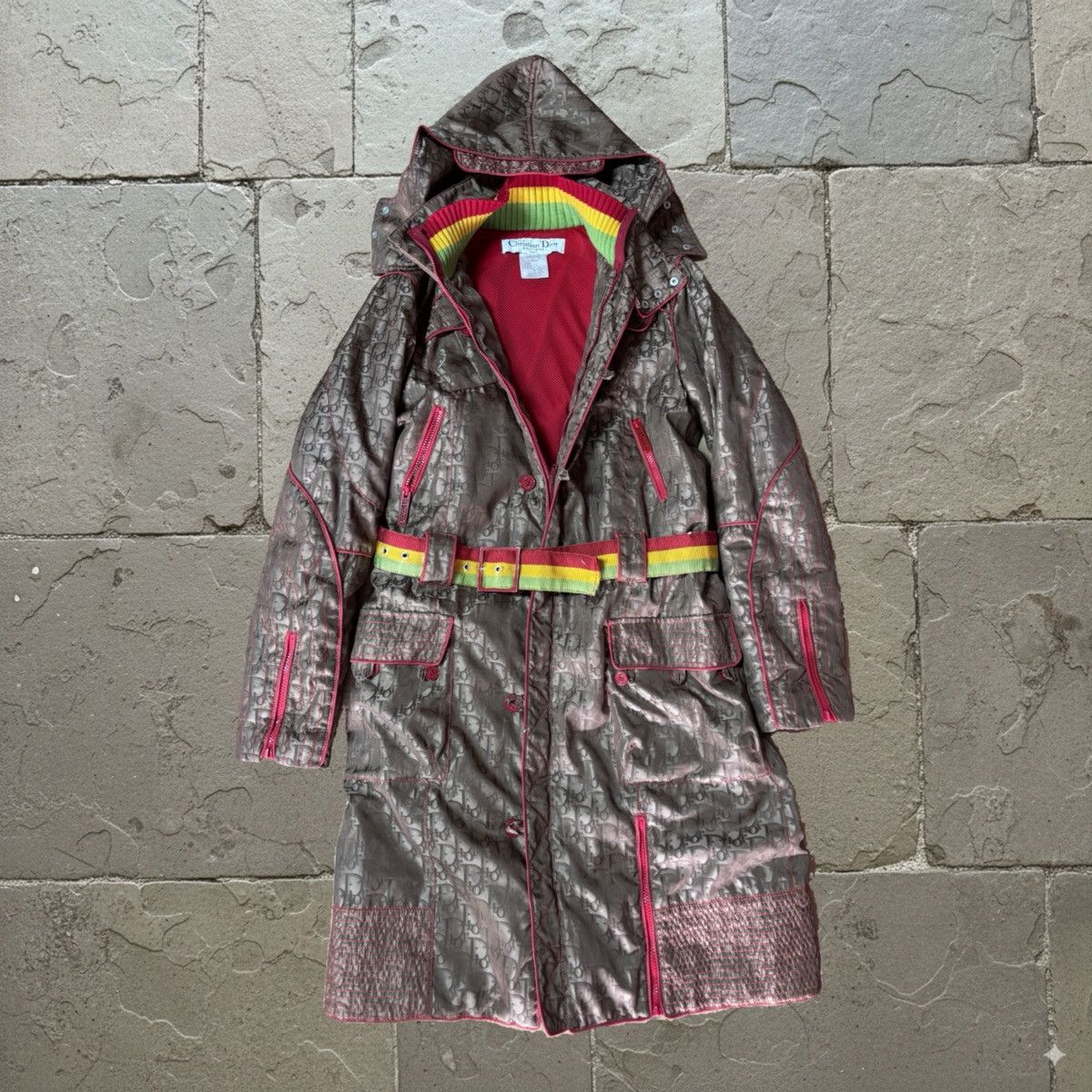 Dior Christian Dior Rasta Trench Coat By John Galliano - Rare | Grailed