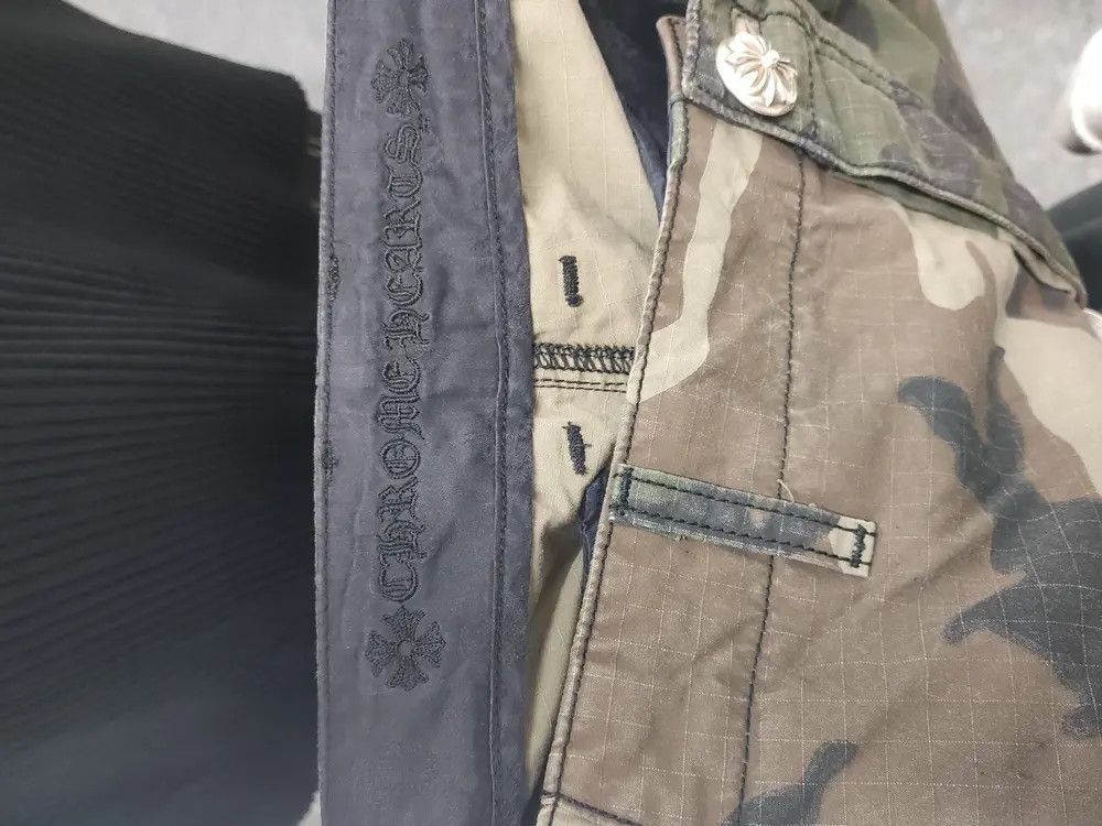 Chrome Hearts Chrome Hearts Camouflage Silver Button Cargo Pants Size US 32 / EU 48 - 8 Thumbnail