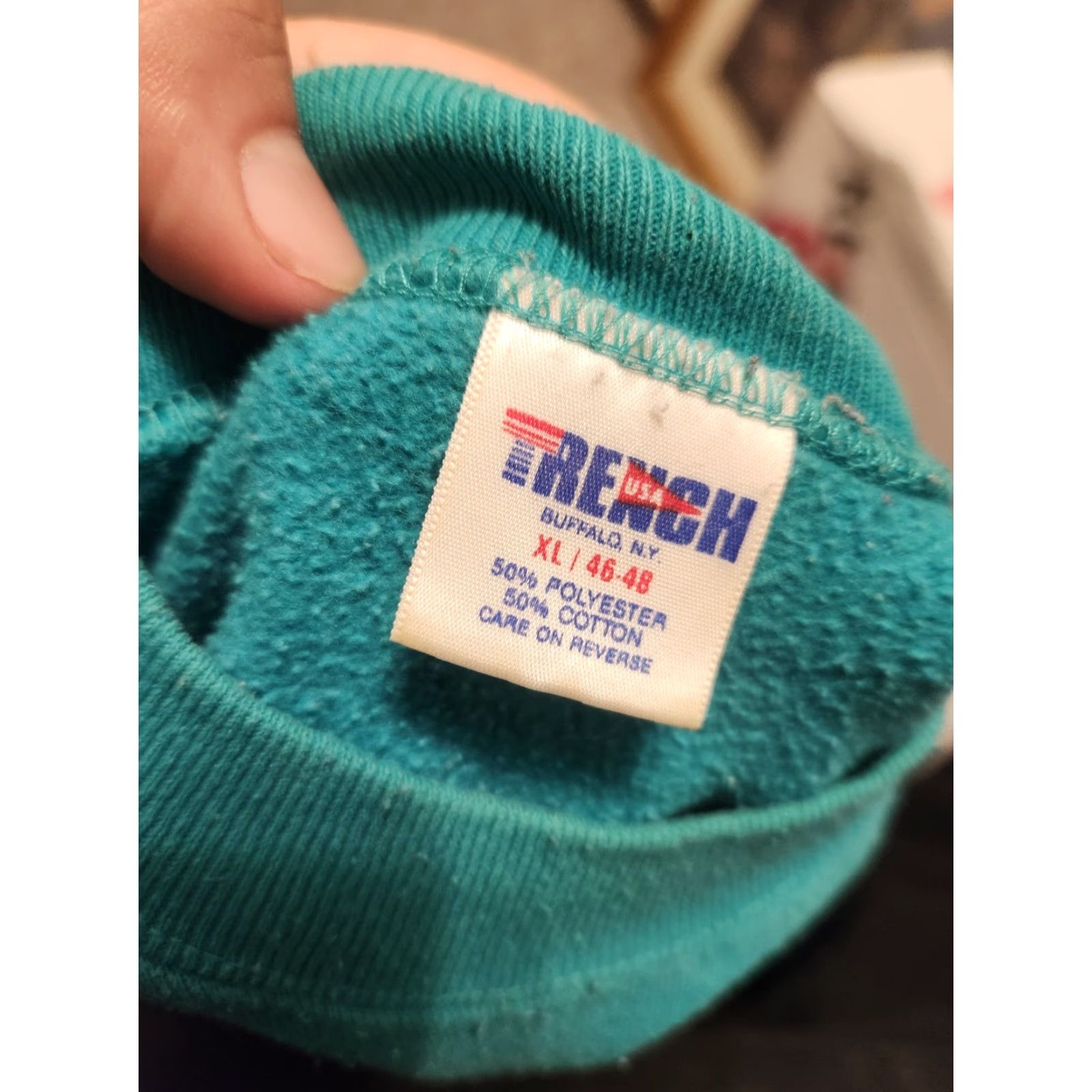 NFL VINTAGE Miami Dolphins Sweatshirt USA jumper XL blue 90s big logo NFL Mens Pullover Long Sleeve Logo 90s Vintage Size US XL / EU 56 / 4 - 3 Thumbnail