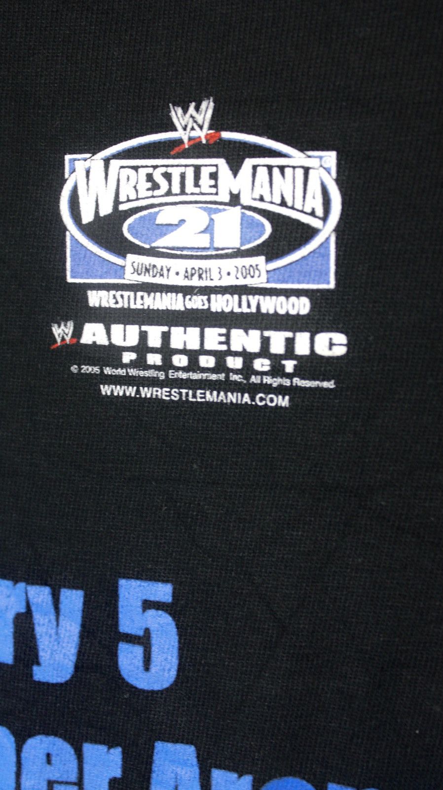 Vintage × WWE Vintage WWE 2004 Wrestlemania Japan Tour Shoot Tag Size US L / EU 52-54 / 3 - 4 Thumbnail