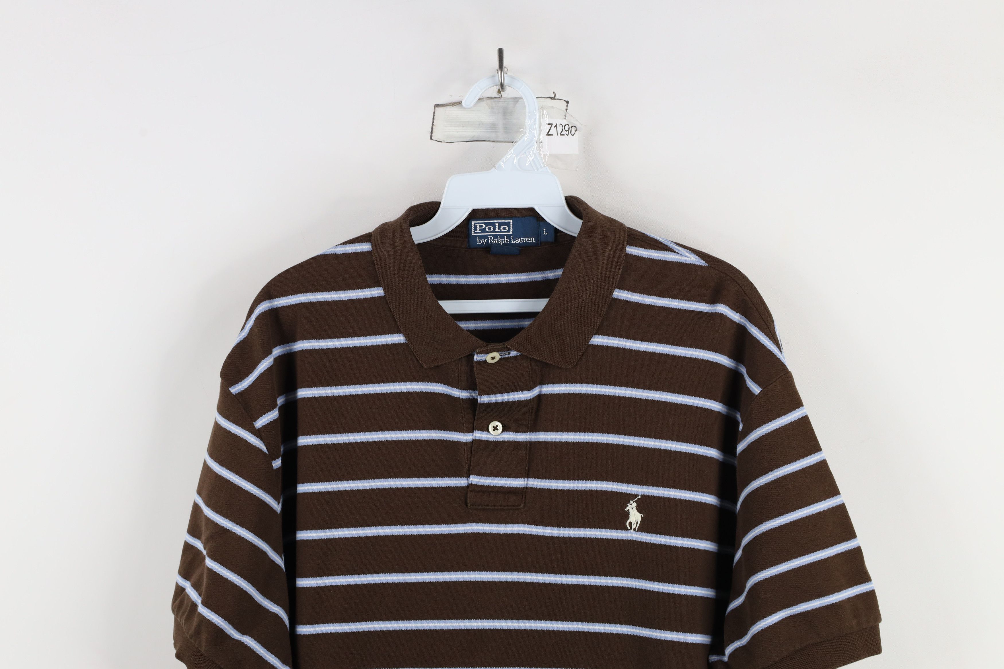 Ralph Lauren × Vintage Vintage 90s Ralph Lauren Soft Touch Cotton Polo Shirt Size US L / EU 52-54 / 3 - 2 Thumbnail
