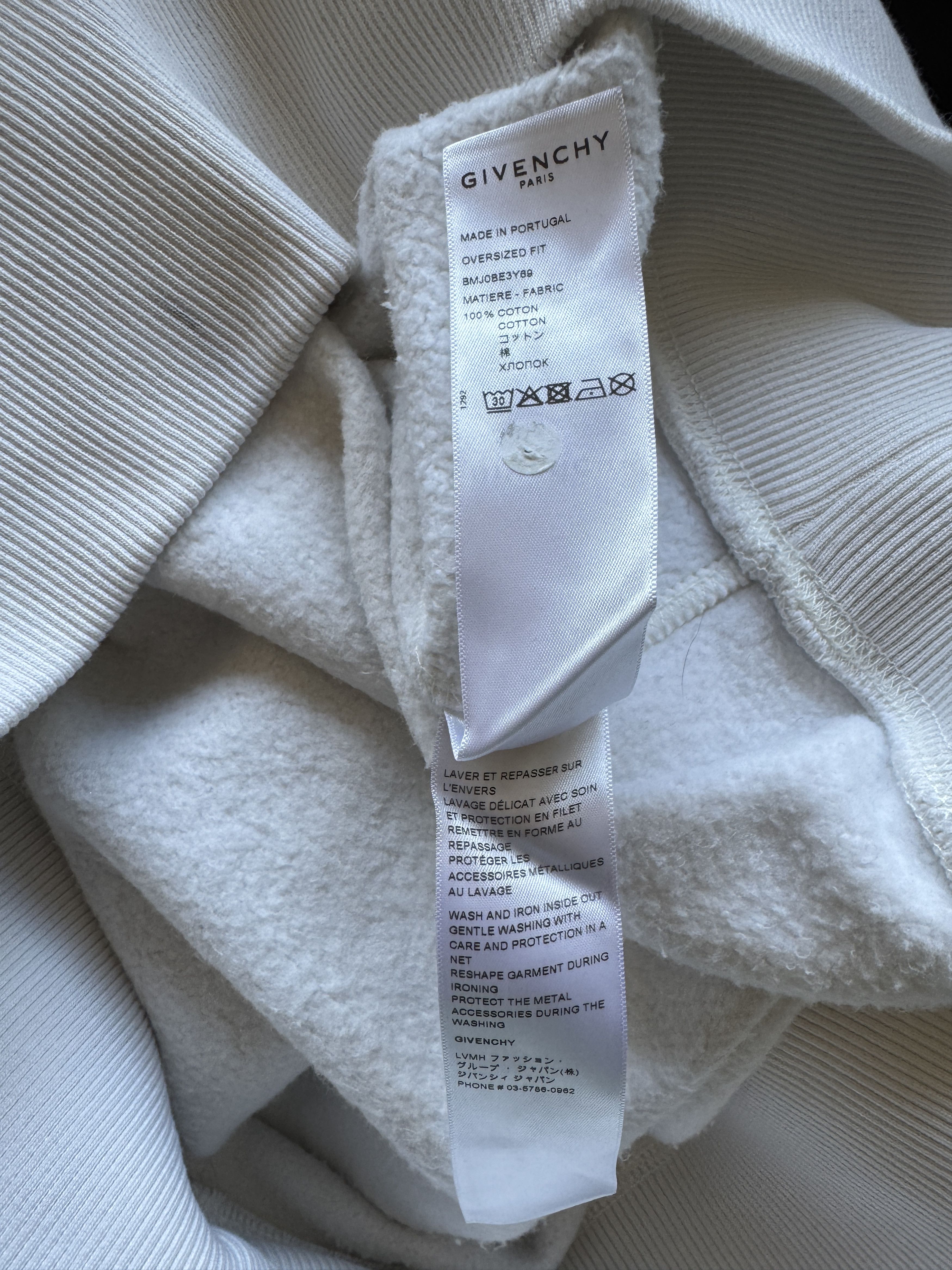 Givenchy Givenchy All Over Graphic Hoodie – White Size US S / EU 44-46 / 1 - 17 Thumbnail