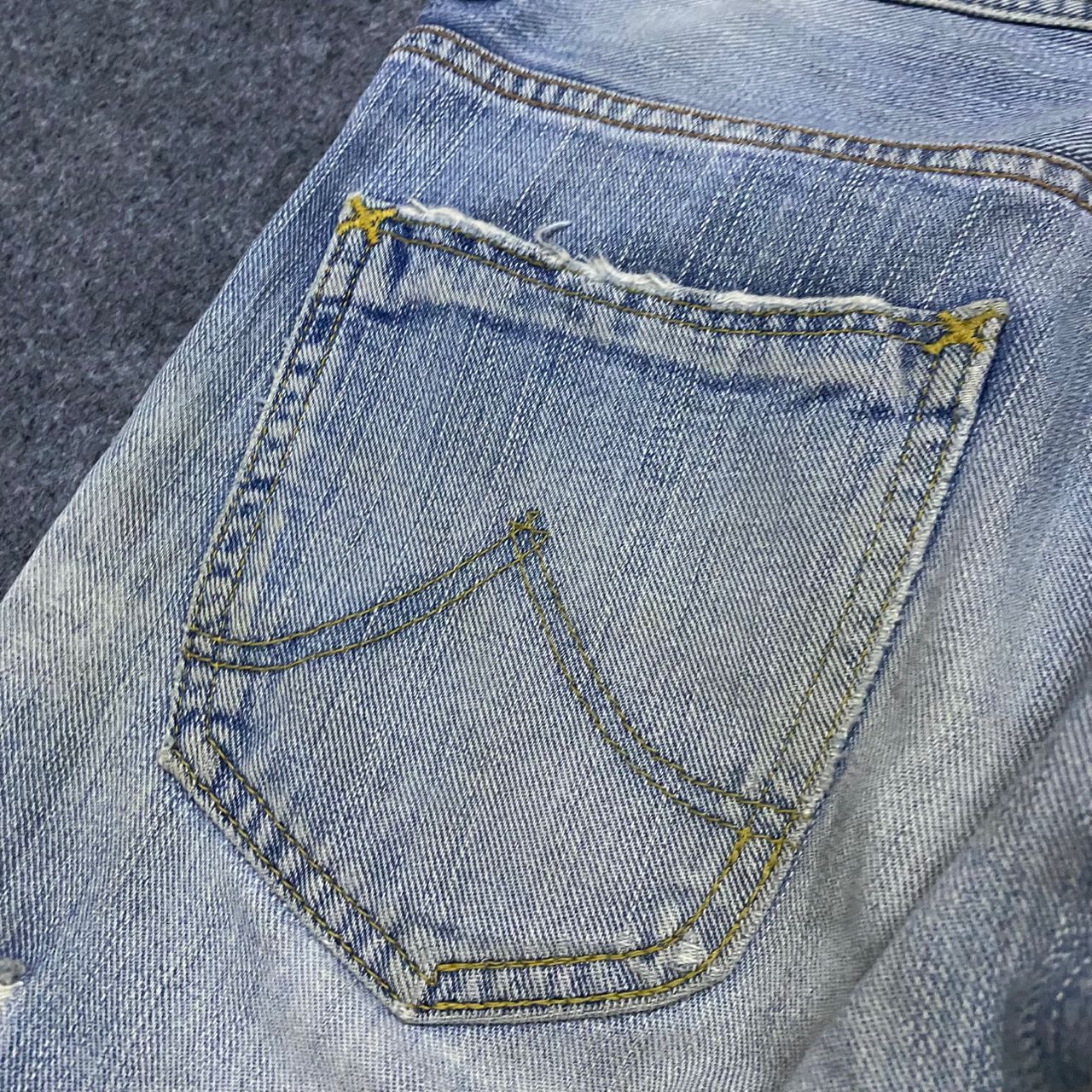 If Six Was Nine 💥Best offer💥Vintage Lee Cowboy Selvegde Distressed Denim Size US 30 / EU 46 - 15 Thumbnail
