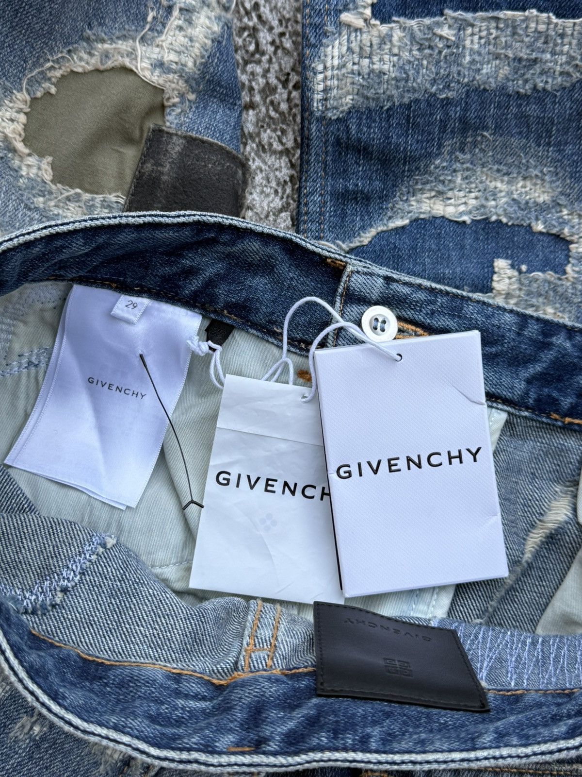 Givenchy Givenchy Boro Distressed Moleskin Denim Size US 30 / EU 46 - 9 Thumbnail